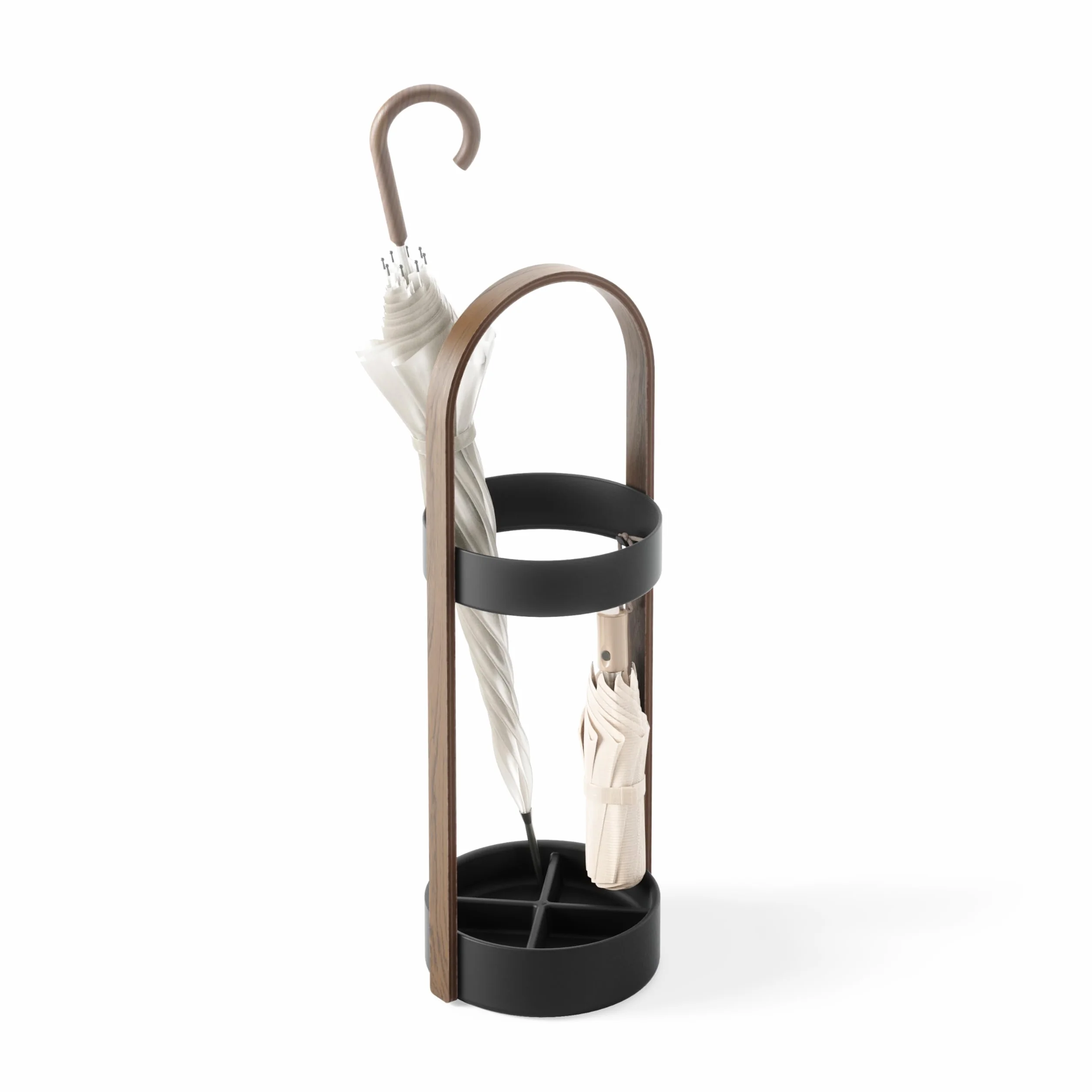 Umbra Bellwood Porte Parapluie Noir Noyer