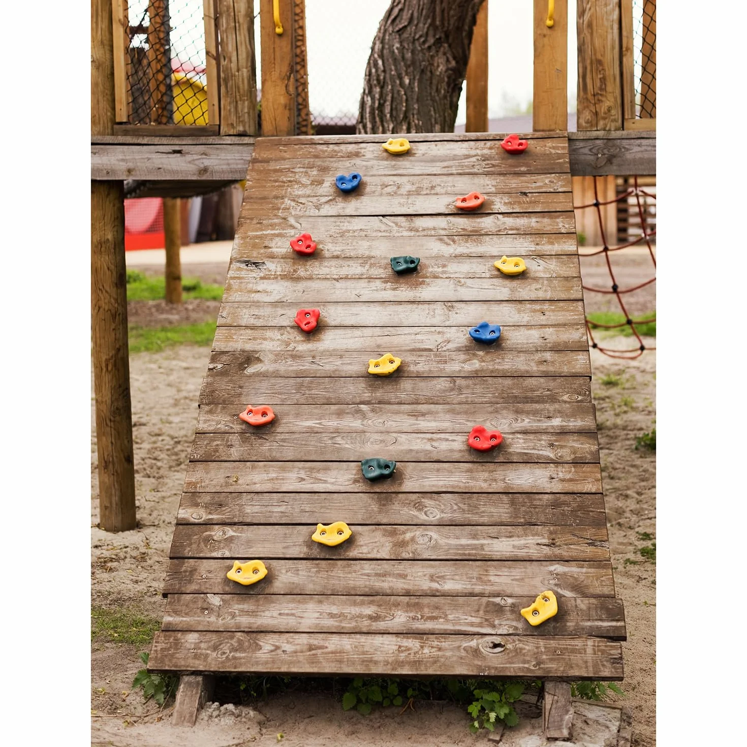 KRUZZEL 25394 Poignées d'escalade d'intérieur pour enfants Multicolore 12/15/22 pièces, 2 poignées + vis jusqu'à 150 kg, intérieur et extérieur, accessoires pour mur d'escalade