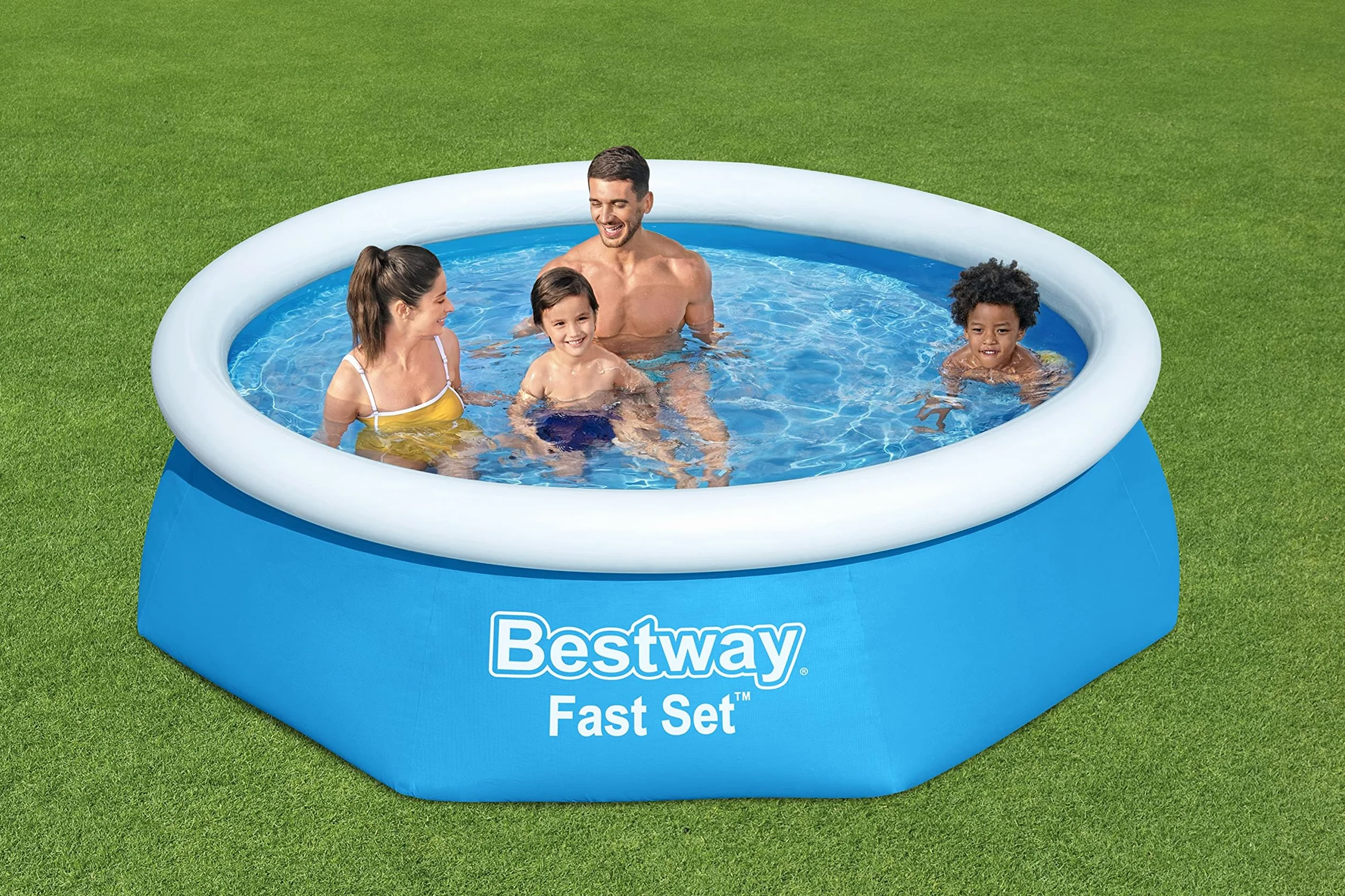Bestway Piscine Ronde Fast Set 244x61 cm Bleu