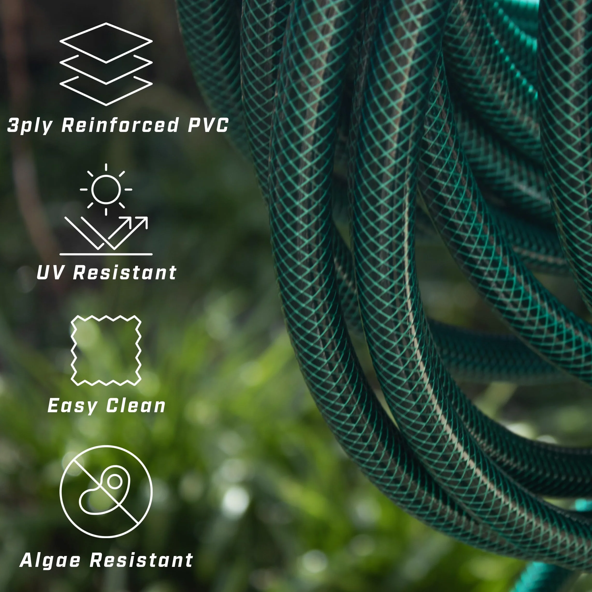 Faithfull Tuyau renforcé 50m Ø12,7mm PVC