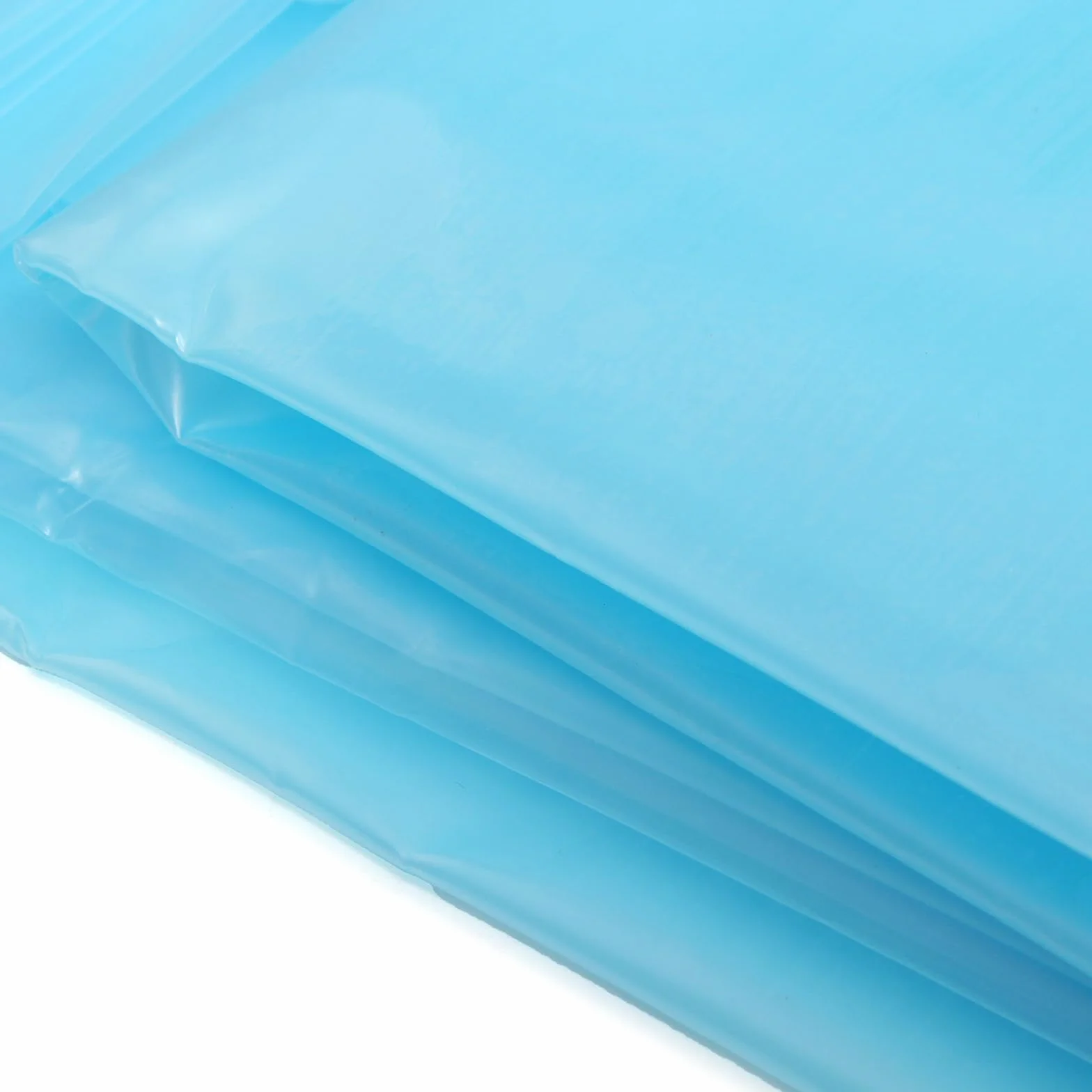 Revêtement de bassin en polyéthylène haute densité 0,2 mm Bleu clair 2 x 2 m pour bassins à poissons fontaines