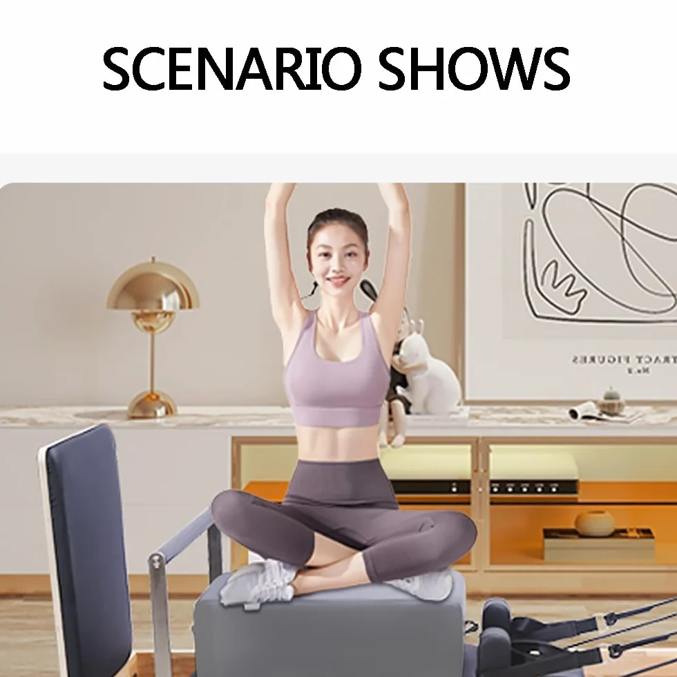 Boîte d'assise Standard pour équipement de Pilates, boîte d'assise Pilates, éponge Haute densité, Cuir épaissi, adaptée aux Exercices à Domicile, à l'équilibre corporel, au Yoga et au Fitness