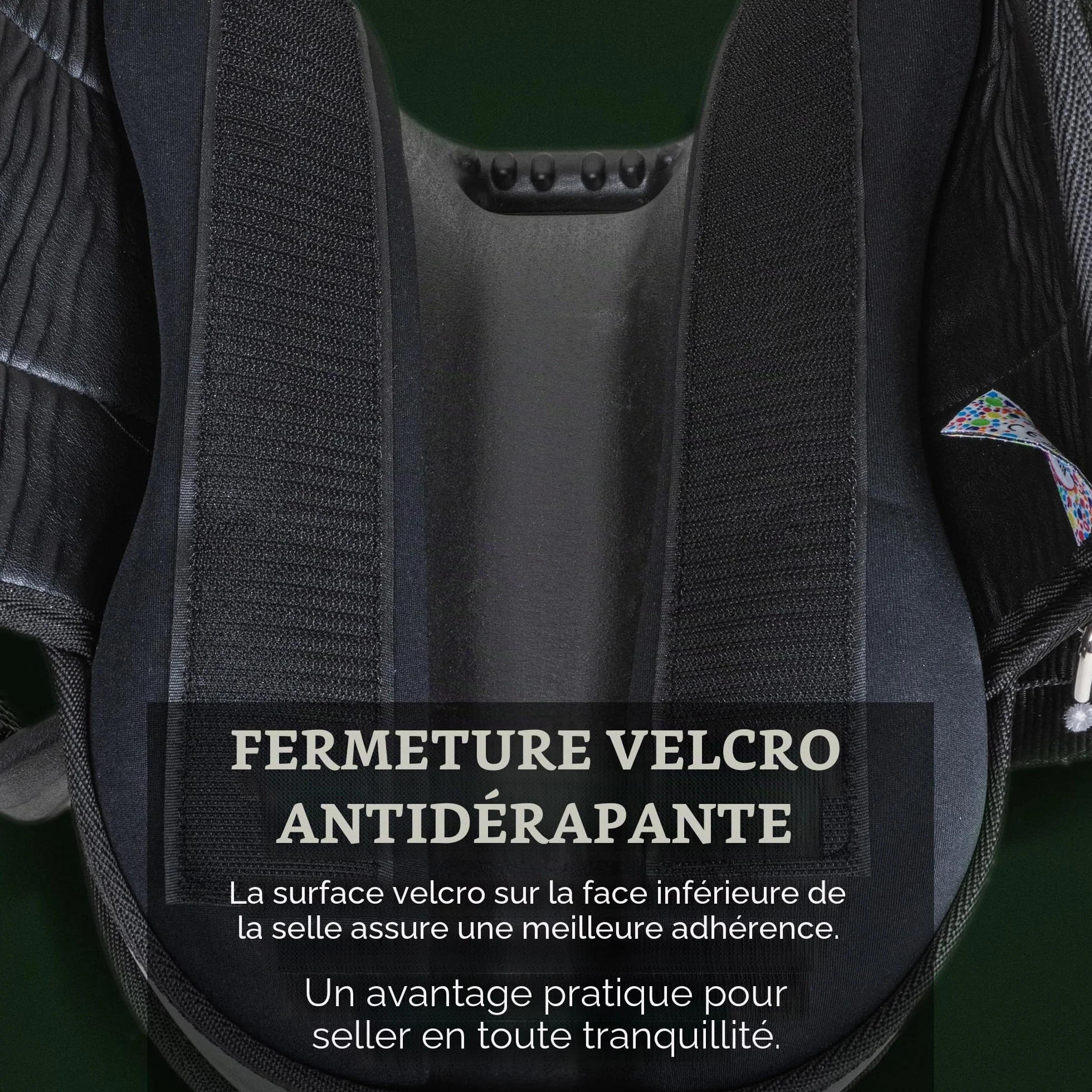 Pink Papaya Shetty Selle pour enfants avec étriers pour chevaux en bois et chevaux de jeu