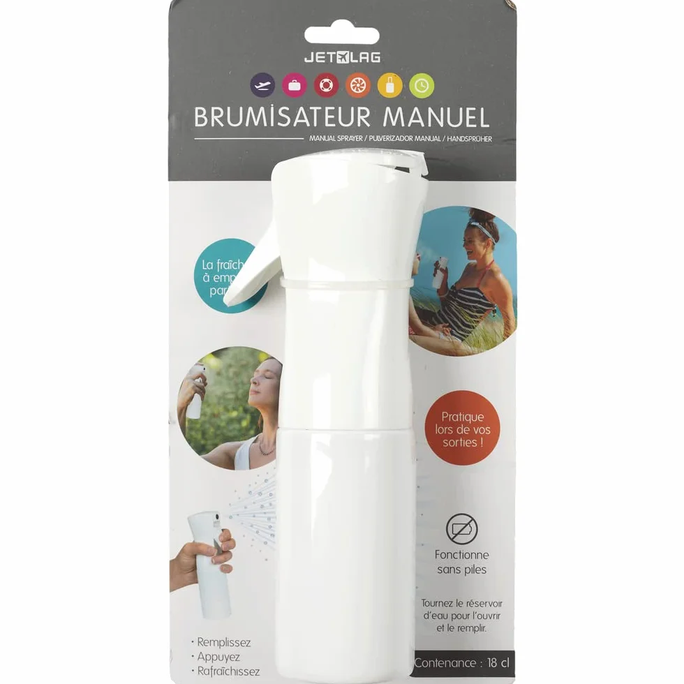 Jet LAG HT2000 Brumisateur Spray 30 ml Plastique Transparent 19,5x7,5x5,4 cm