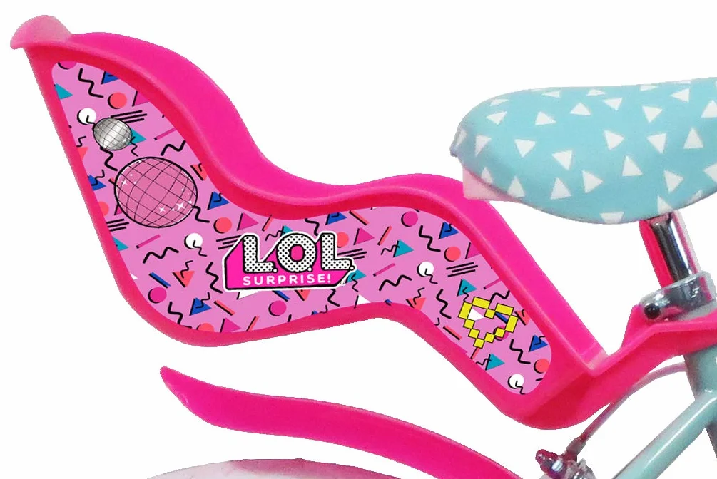Vélo Enfant 16 Pouces Turquoise Fushia Blanc