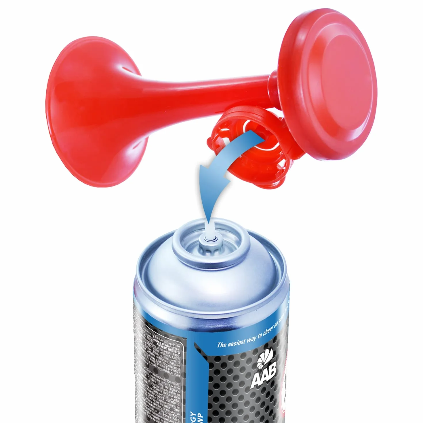 AABCOOLING 1X Signal Horn 106 DB(A) Jusqu'à 120 Signaux Corne de Brume Supporter