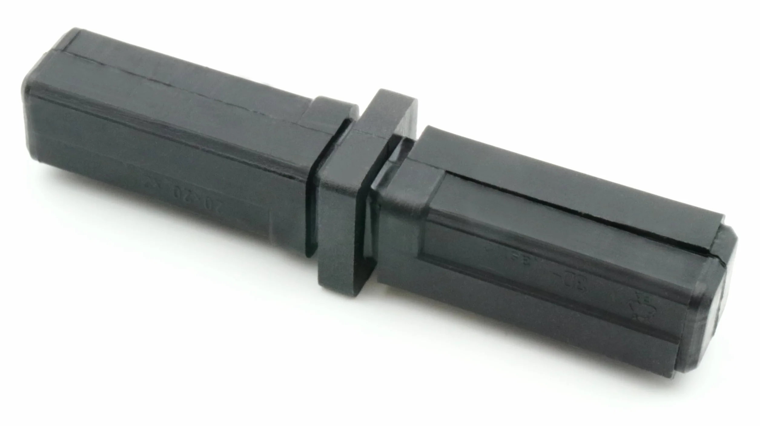Design61 Raccords à 2 voies pour tubes carrés 20 x 20 x 2 mm