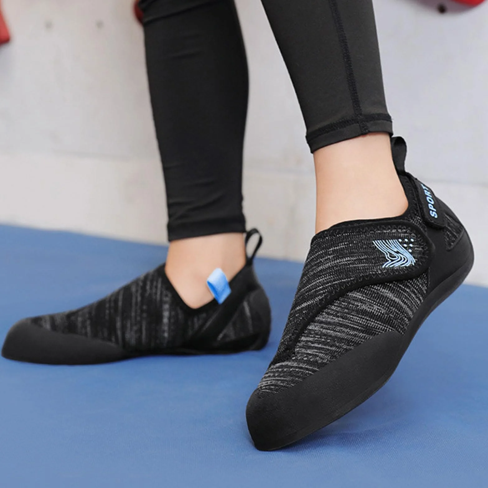 Chaussons d'escalade pour Enfants. Escalade en Salle pour Adolescents. Chaussure Escalade Homme. Chaussures d'escalade Sportive.