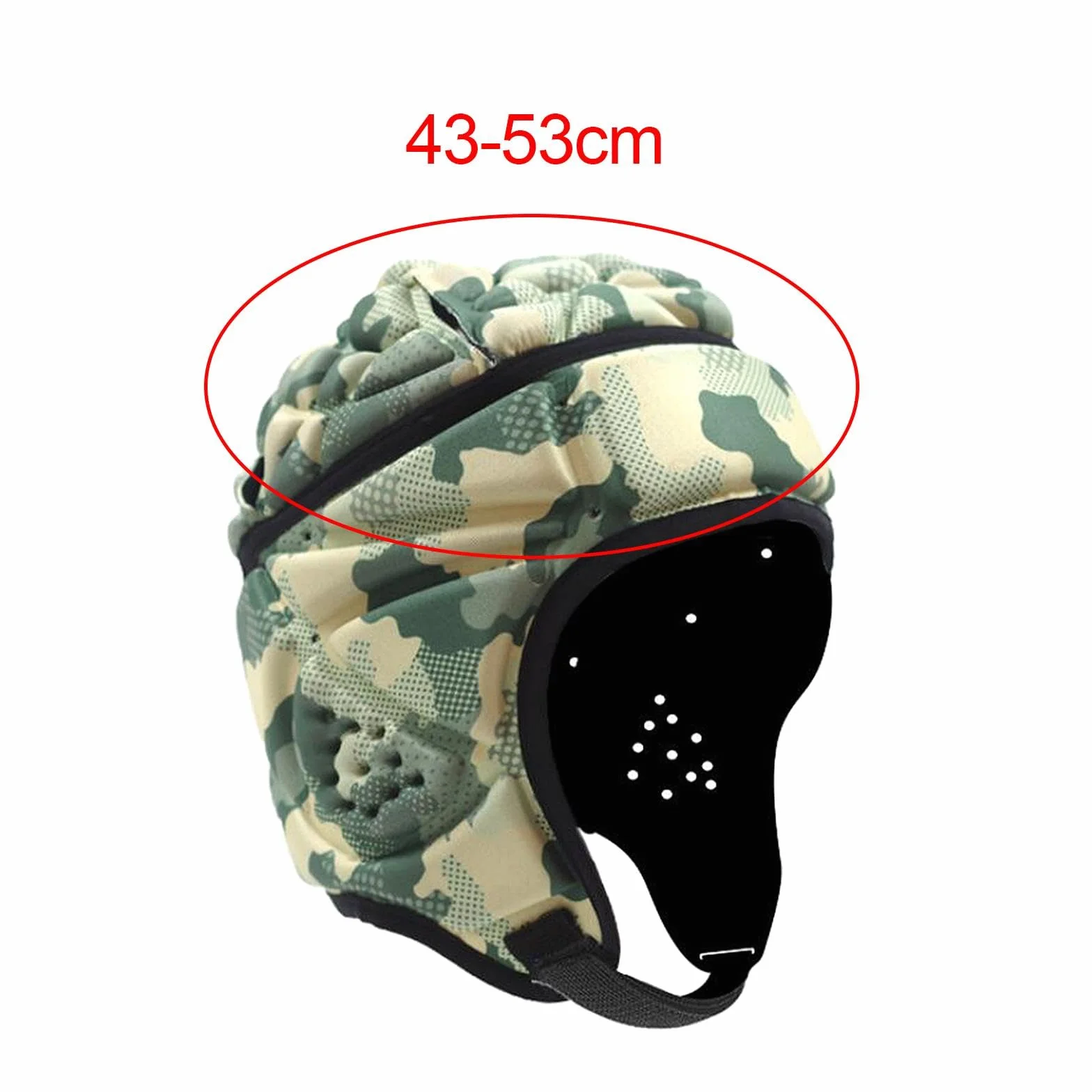 Rockible Casque de Rugby pour Enfants et Besoins Spéciaux - Garde-Tête Rembourré pour Football et Sports - Head Protector pour Gardien