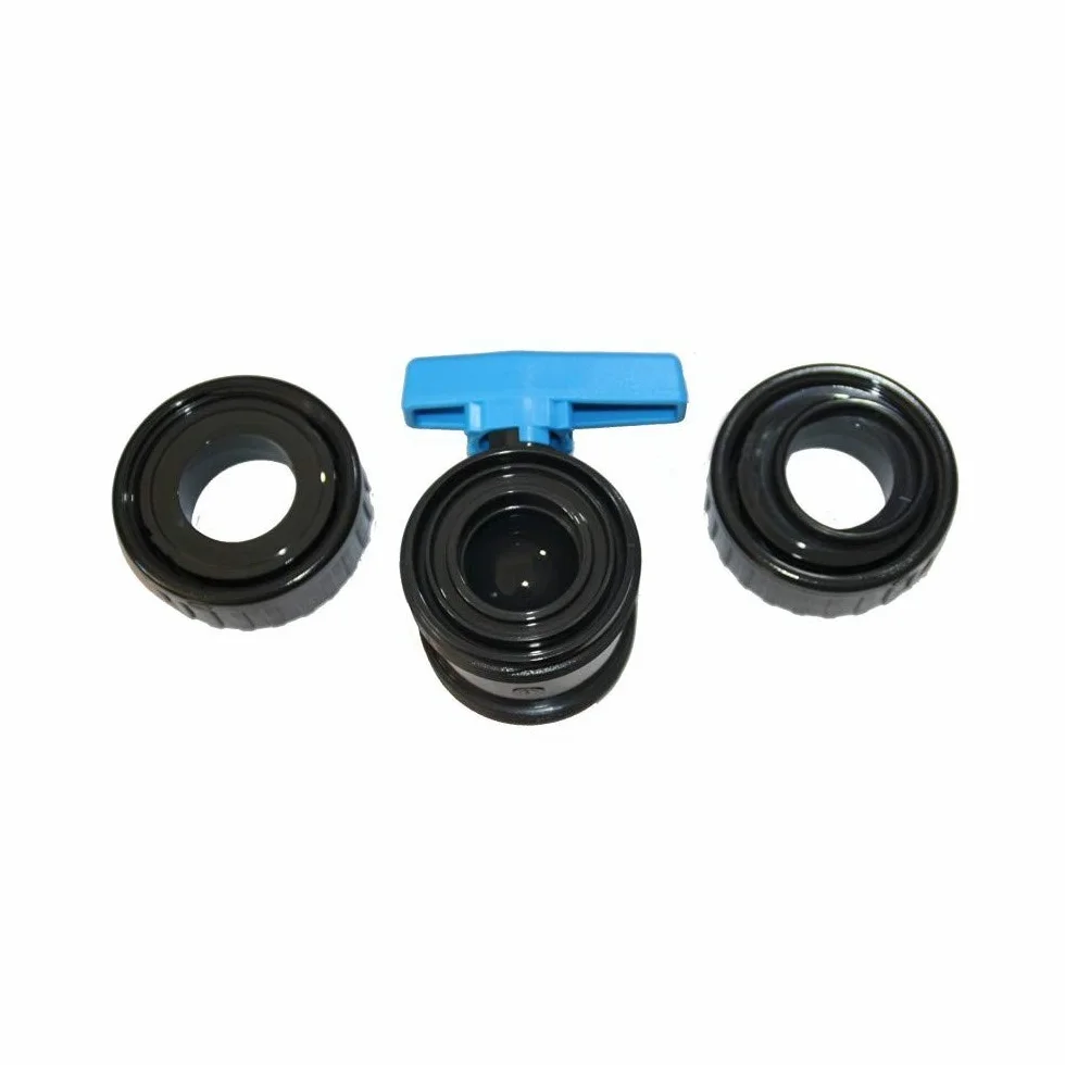 Vanne ø 50 mm a boisseau à coller PVC PLIMEX