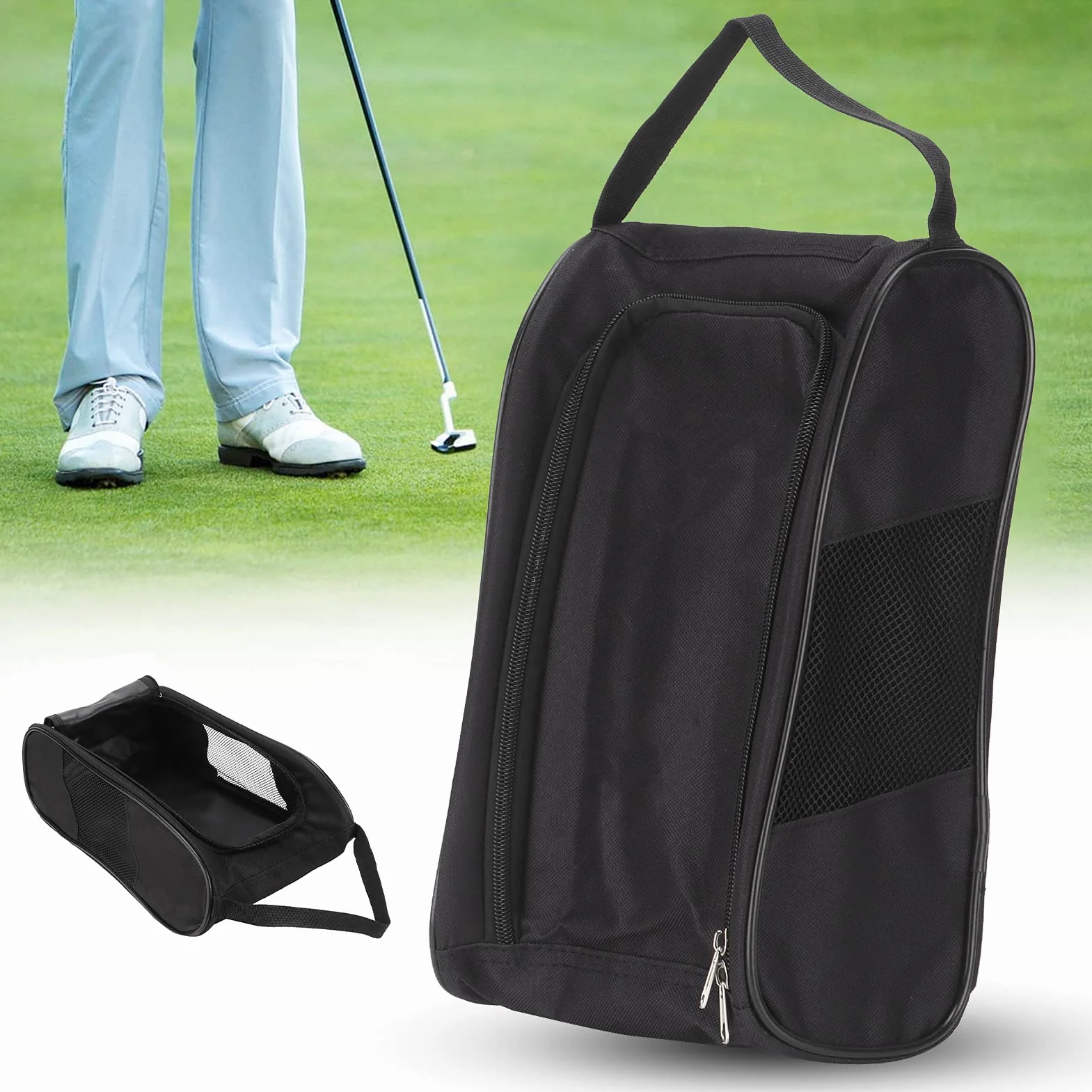 Sac à Chaussures de Golf Grande Capacité avec Ventilation