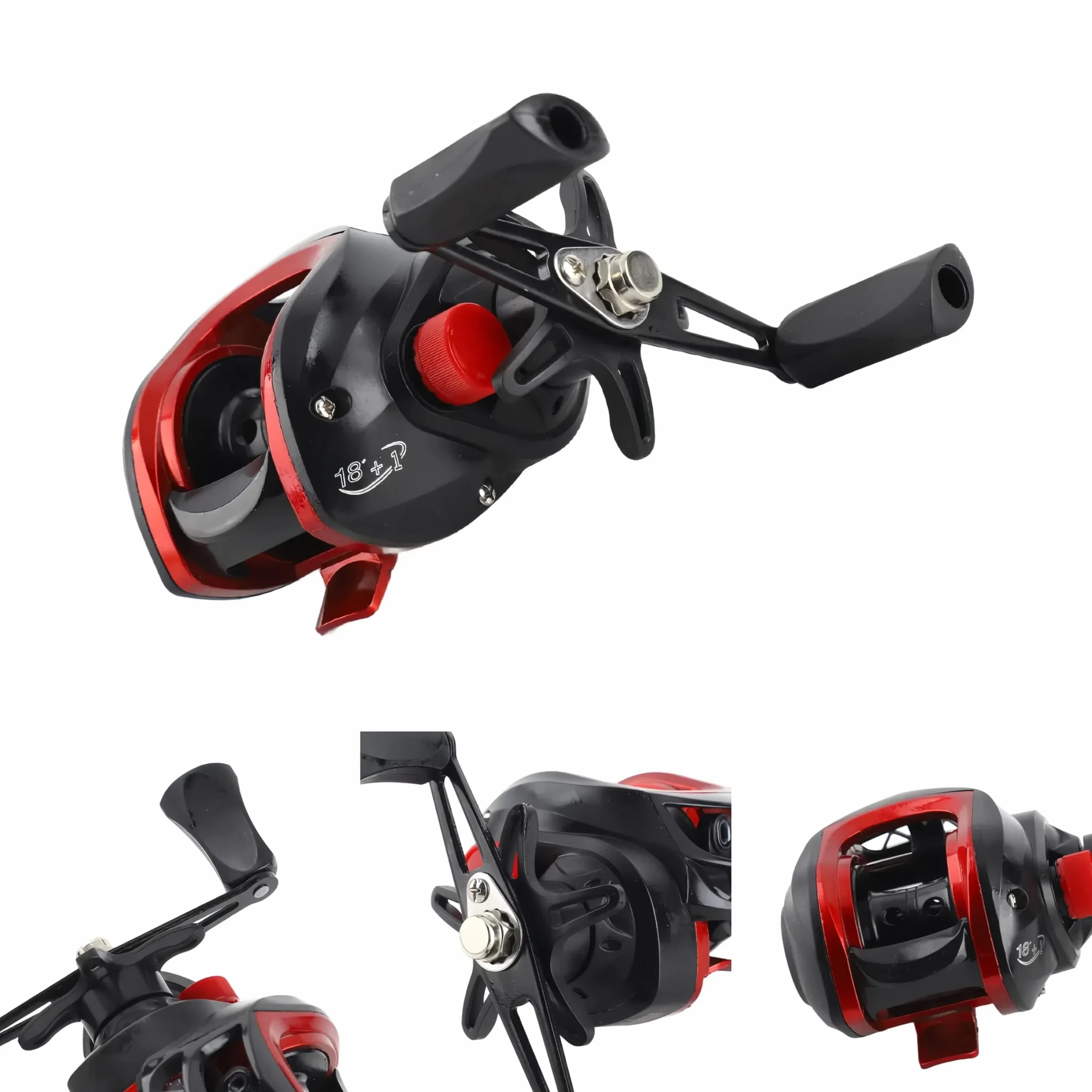 Moulinet Baitcasting Baitcaster Lisse Léger Métal Eau Douce Salée