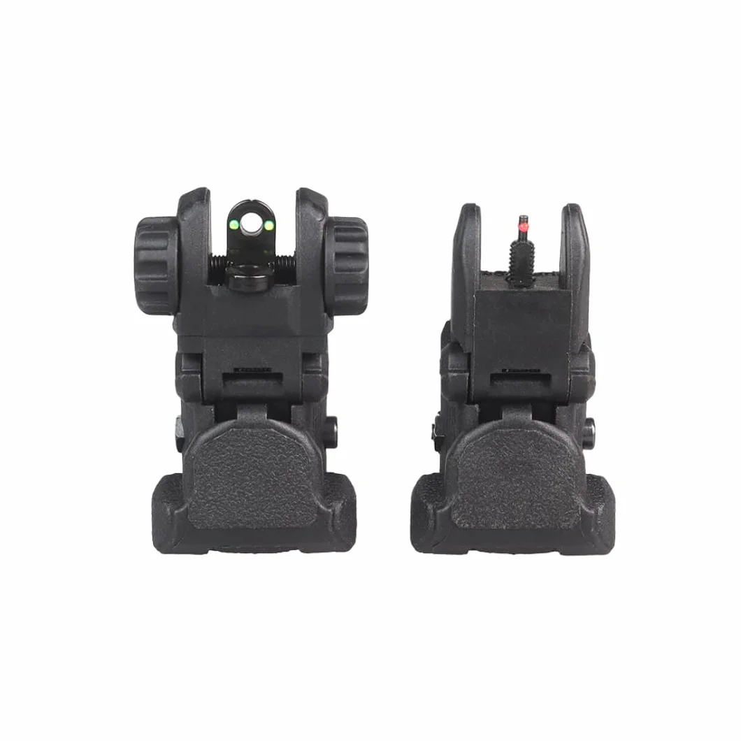 Fibre Optique Pliable Nylon Retourner vers Le Haut Avant arrière aperçus s'ajustent P/W 21MM Rails