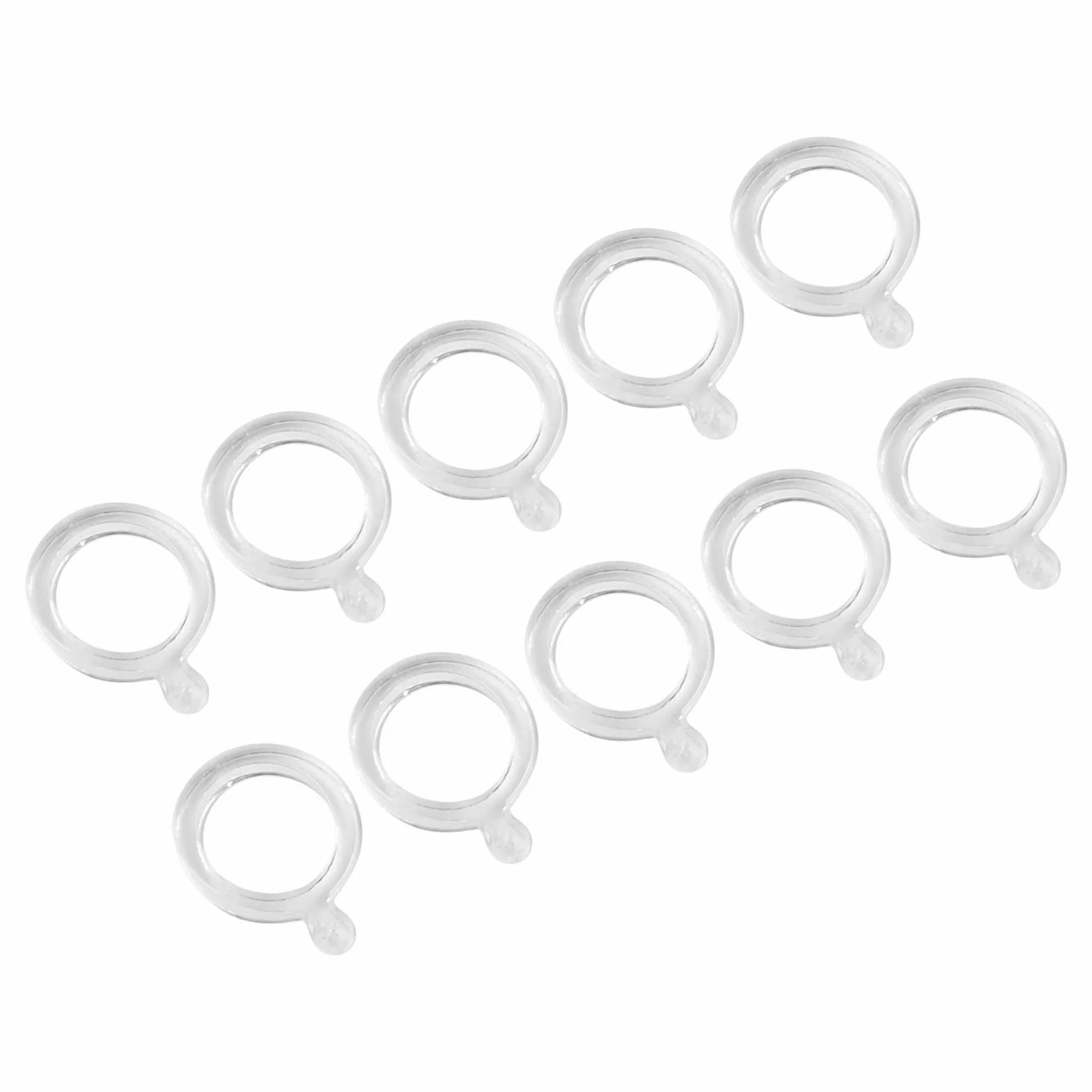 Bandes Élastiques Transparentes en Pellets pour Appâts de Pêche à la Carpe, Trois Tailles (L)