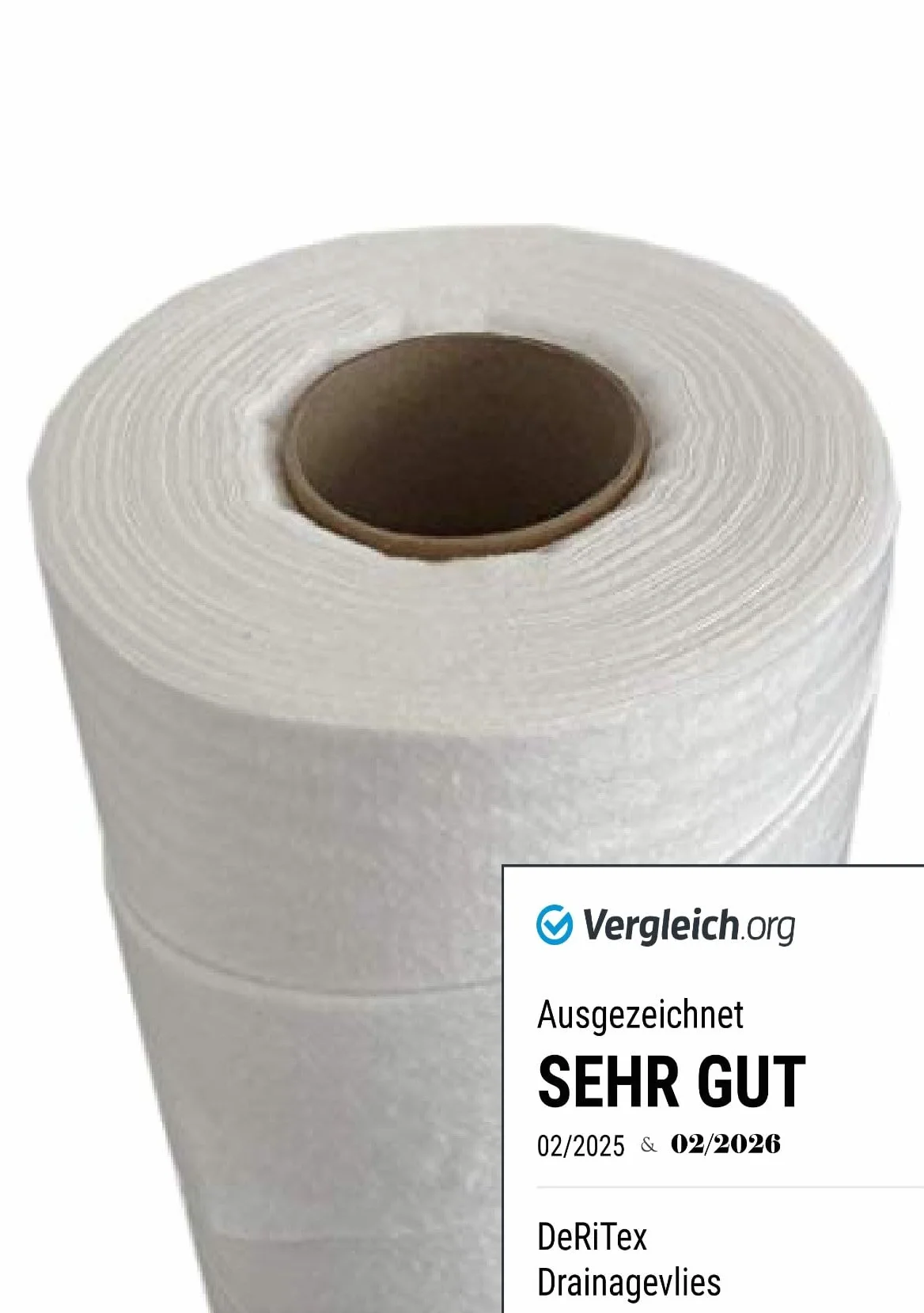 Filtres de Drainage Non-tissés 150g/m² 25m² (1m x 25m)