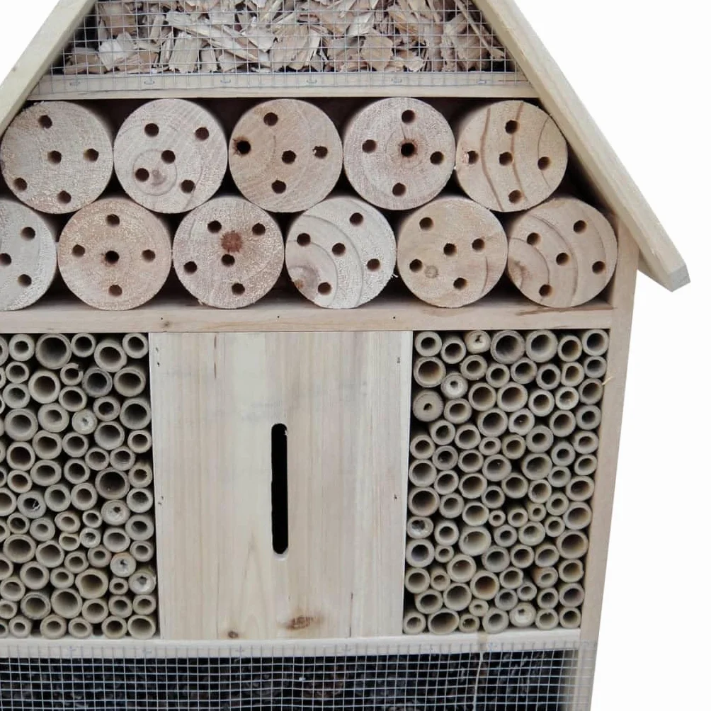 vidaXL Hôtel à Insectes XXL 45,5x15x99 cm en Bois Maison abri pour Insectes