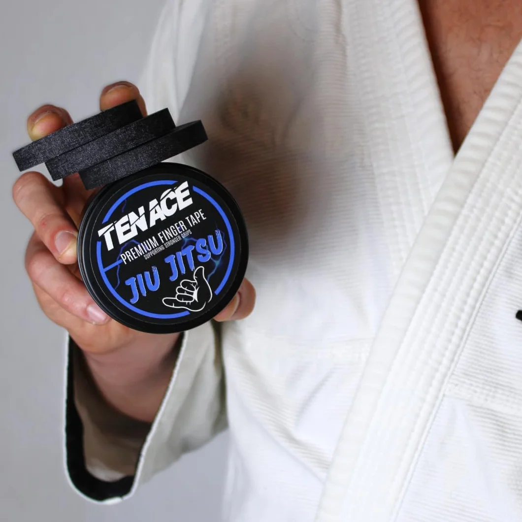 Tenace Tape 3 Rouleaux 1.25cm x 30m Jiu Jitsu - Strap pour Doigts BJJ, MMA et Grappling - Protection et Support pour Doigts