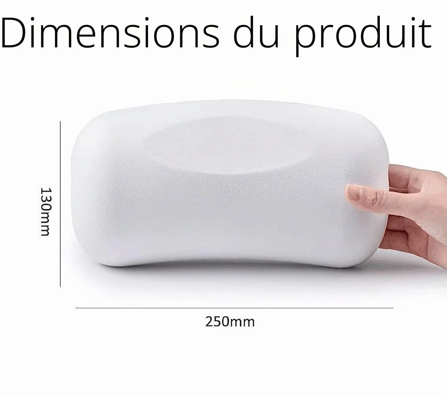 Lonkenn Coussin de Bain Imperméable PU avec Ventouses Ergonomique pour Baignoire