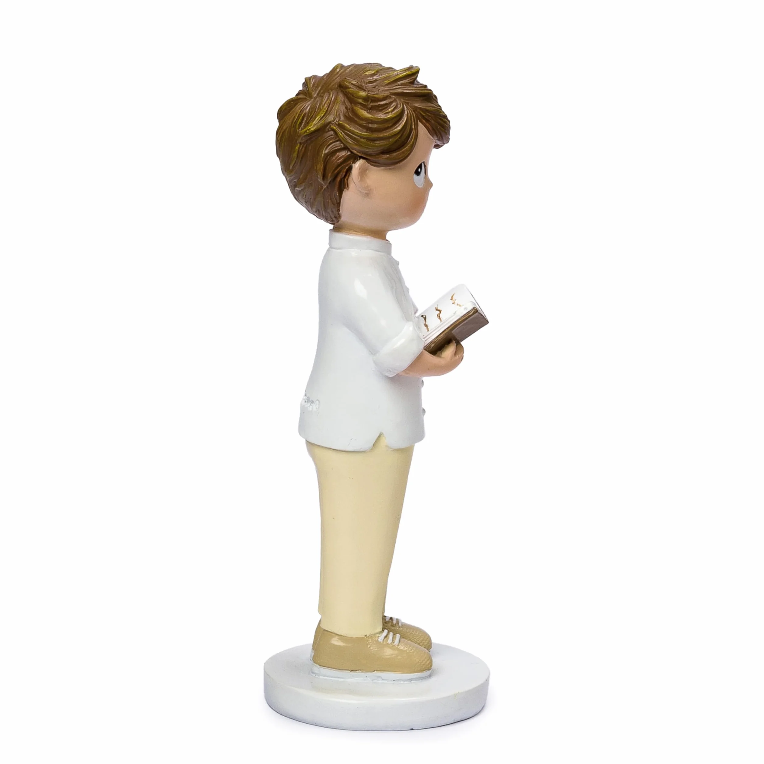 Mopec Y100 Figurine gâteau communion enfant Bible 13 cm