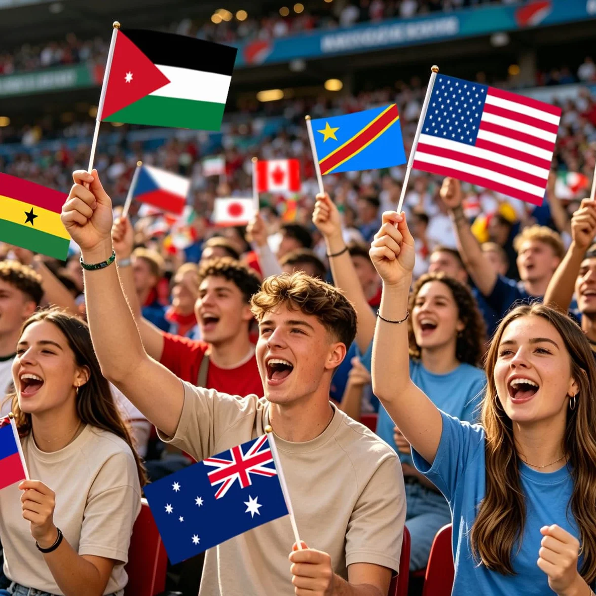 48 Pays Drapeaux de WM de Football 2026, Drapeaux WM de football 2026 Décoration, 48 Pays drapeaux, Décoration pour Bar, Jardin, Club et Fête Thème