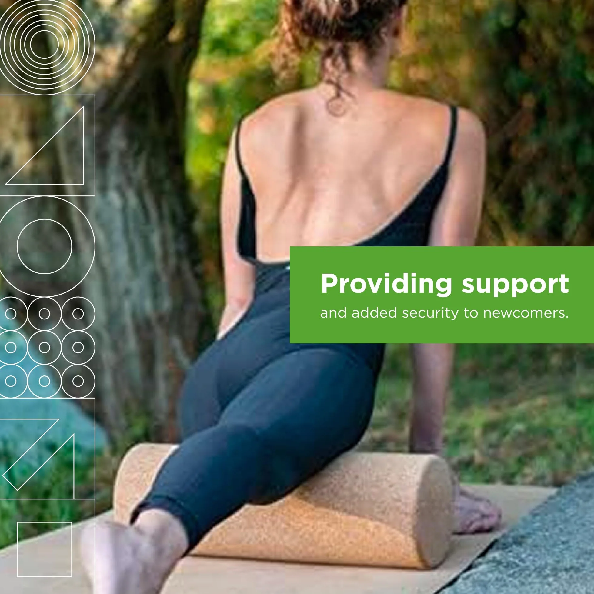 Go4Cork Bloc de yoga en liège de qualité supérieure pour yoga, pilates et méditation | Antidérapant, hypoallergénique, durable, non toxique