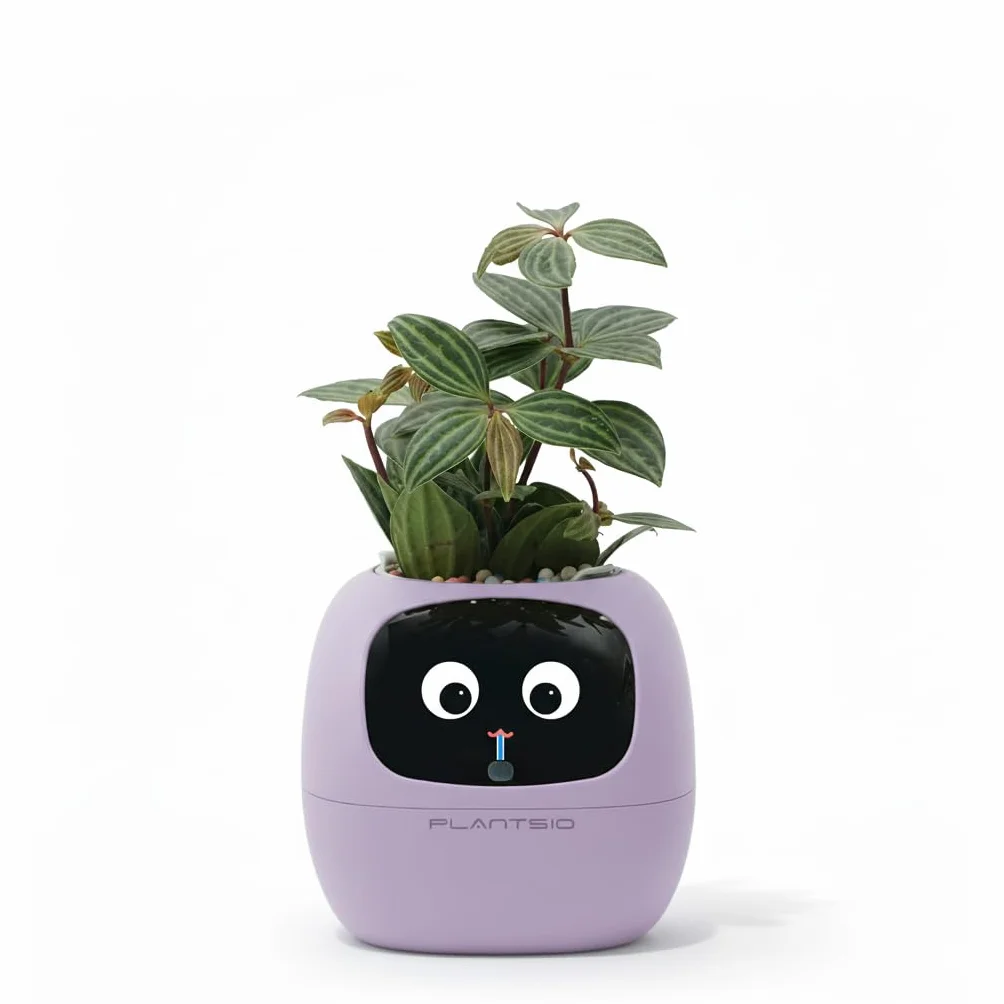 PLANTSIO Smart Pet Planter vase intelligent avec IA interaction gestuelle décoration intérieur