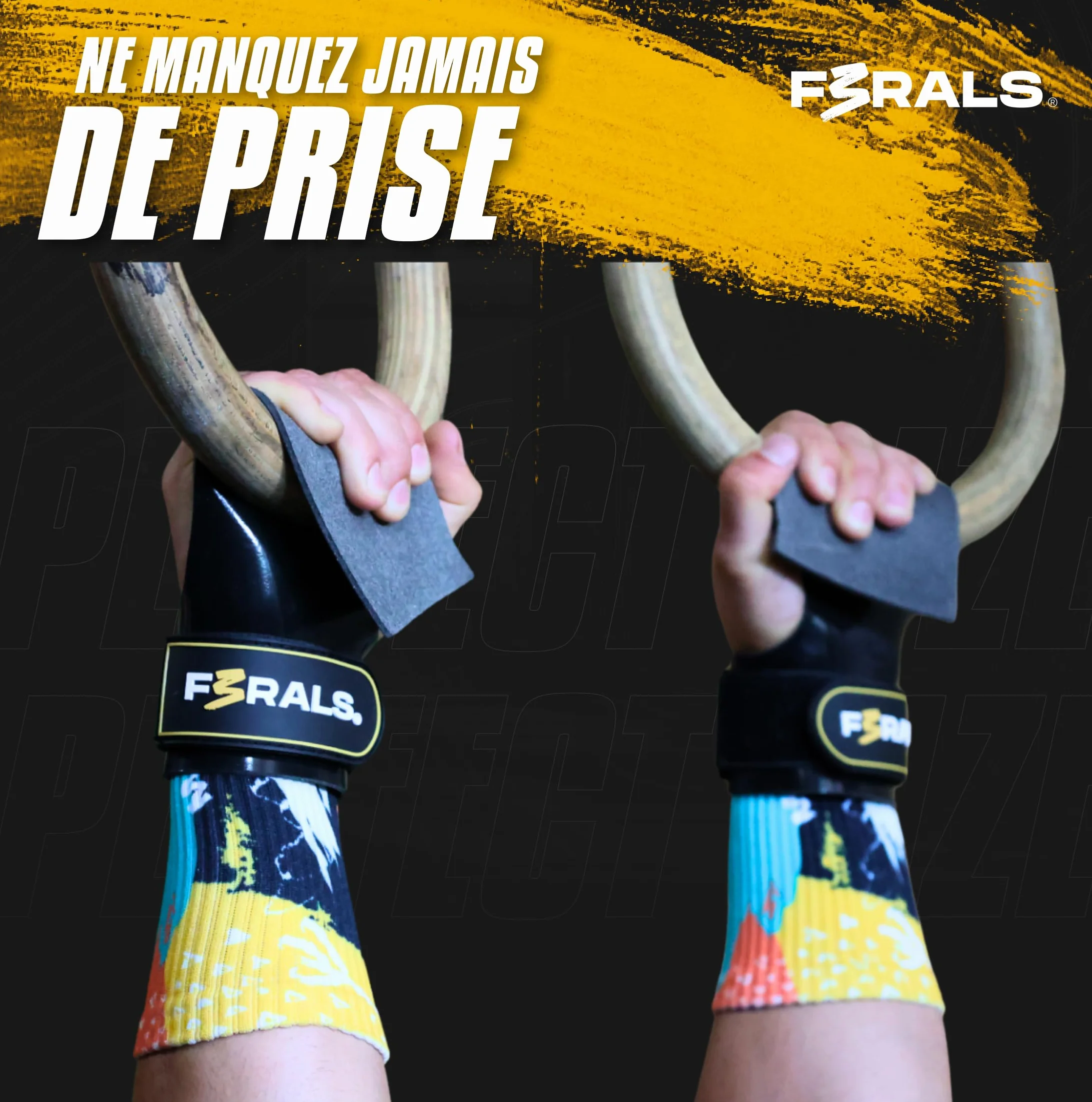 Cross Training Grip Antidérapant 2,3mm Haltérophilie Manique