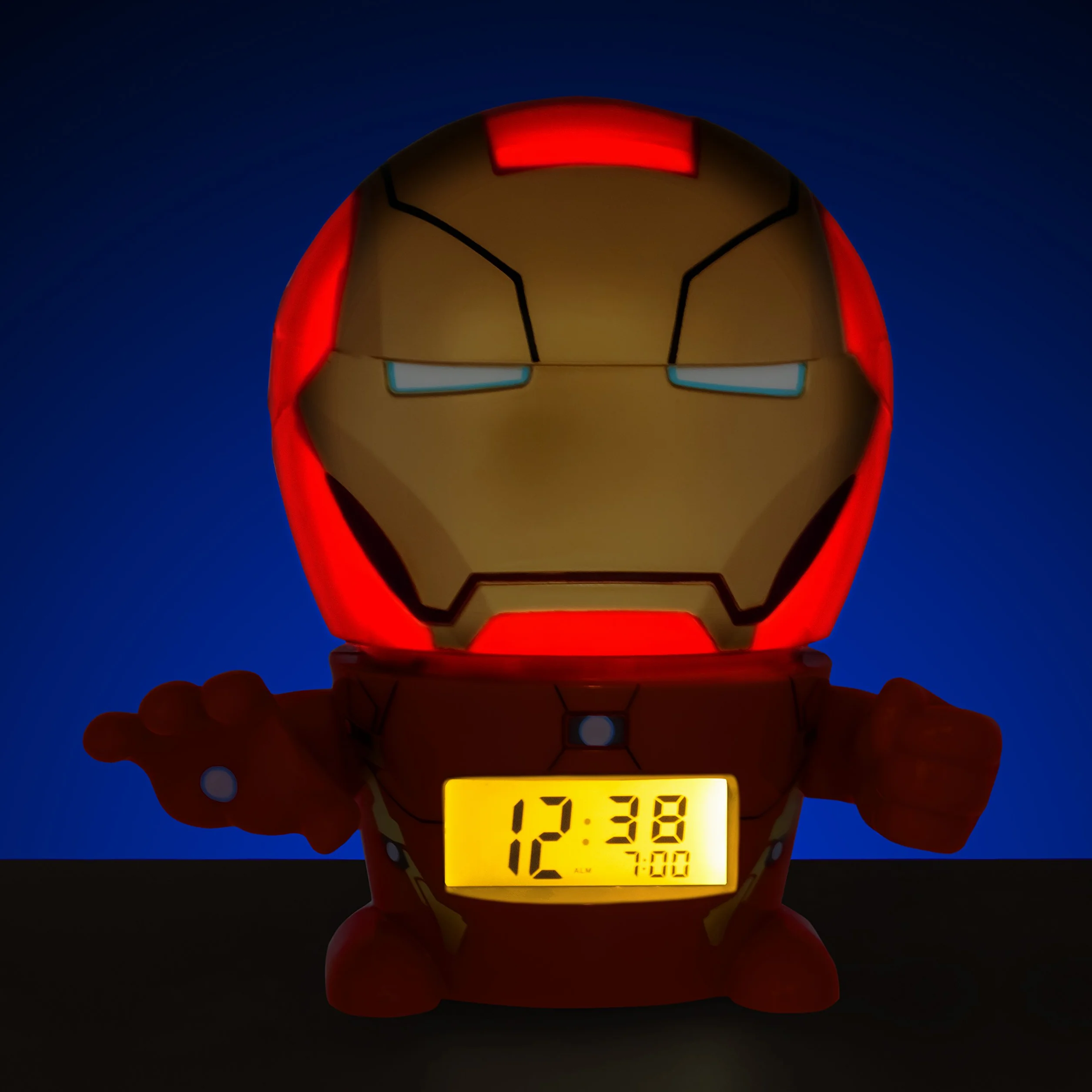 Réveil veilleuse Iron Man Marvel BulbBotz pour enfant