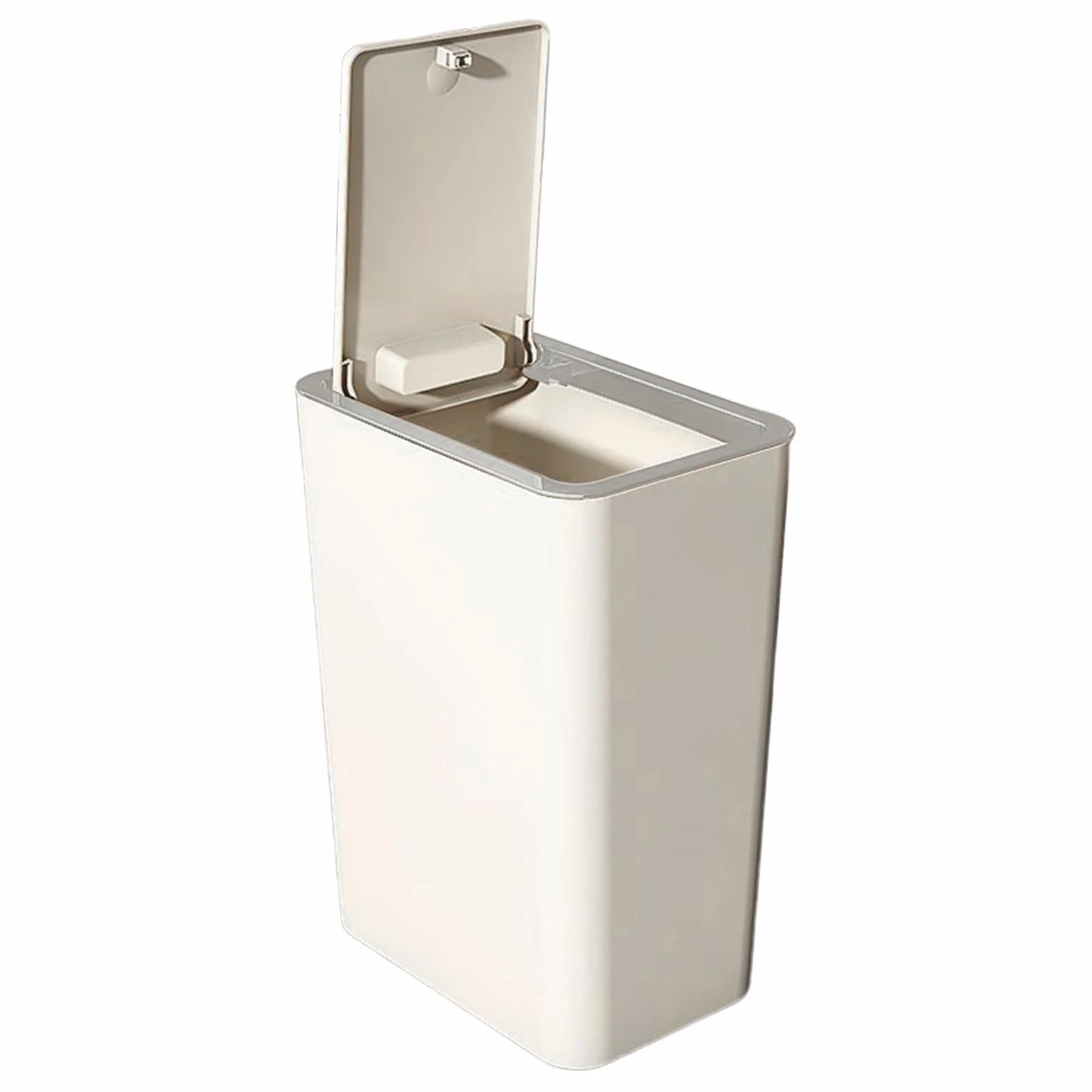 Poubelle de Cuisine 10 Litres avec Couvercle pour Toilette Salle de Bain Bureau
