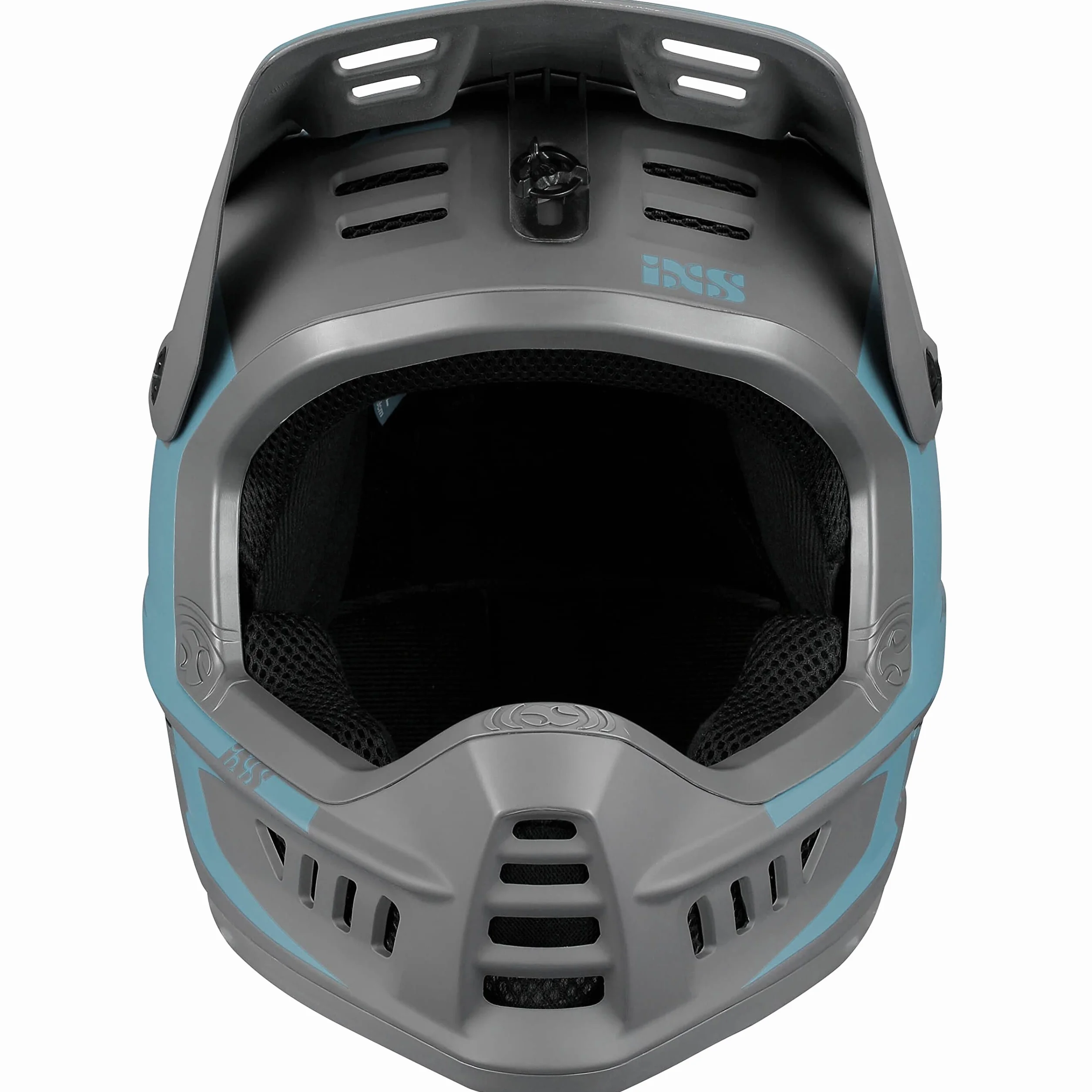 IXS Xact Evo Casque intégral VTT E-Bike BMX Adulte Unisexe Ocean-Graphite SM 53-56cm