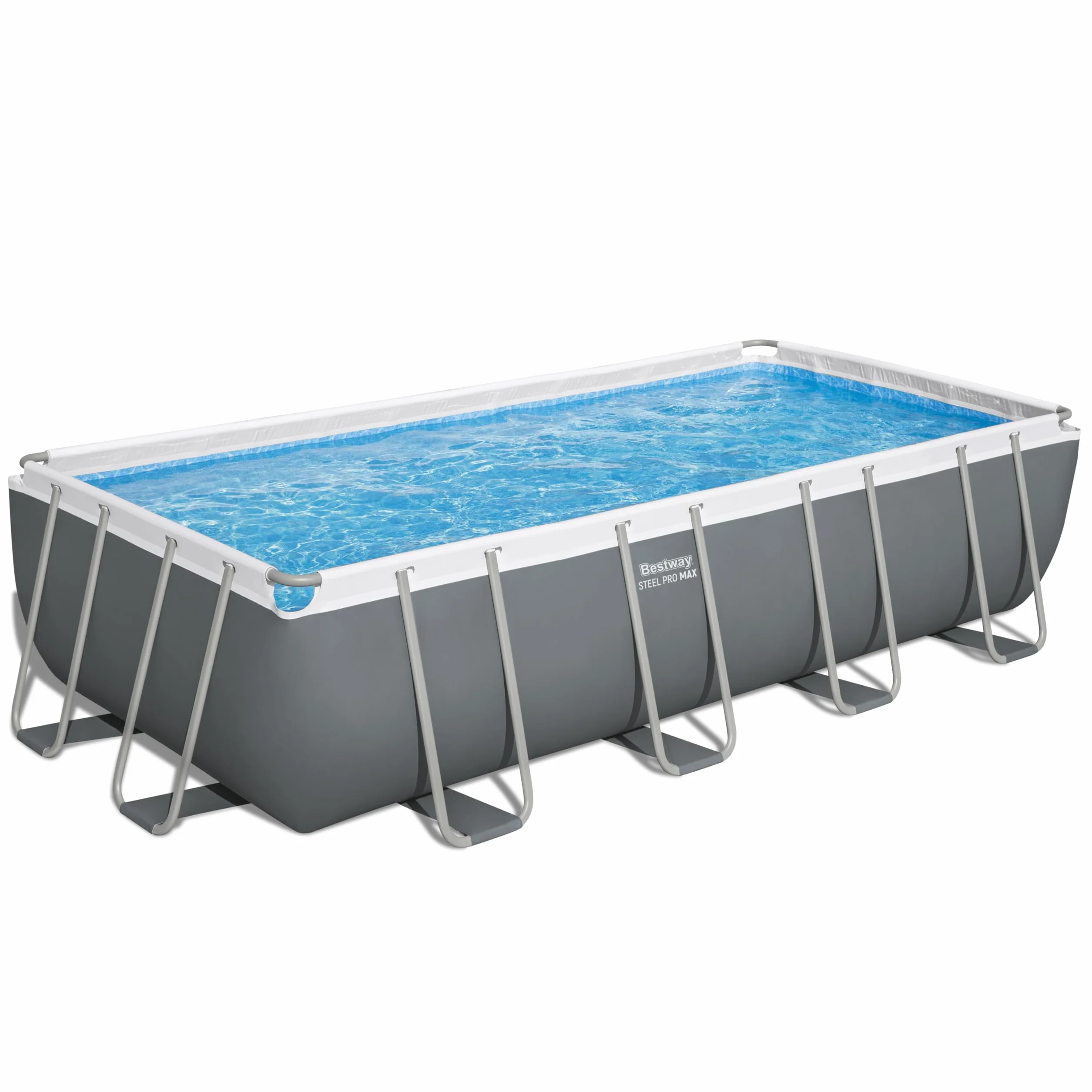 Bestway Steel Pro Max Kit Piscine Hors Sol 549 cm x 274 cm x 122 cm Gris foncé