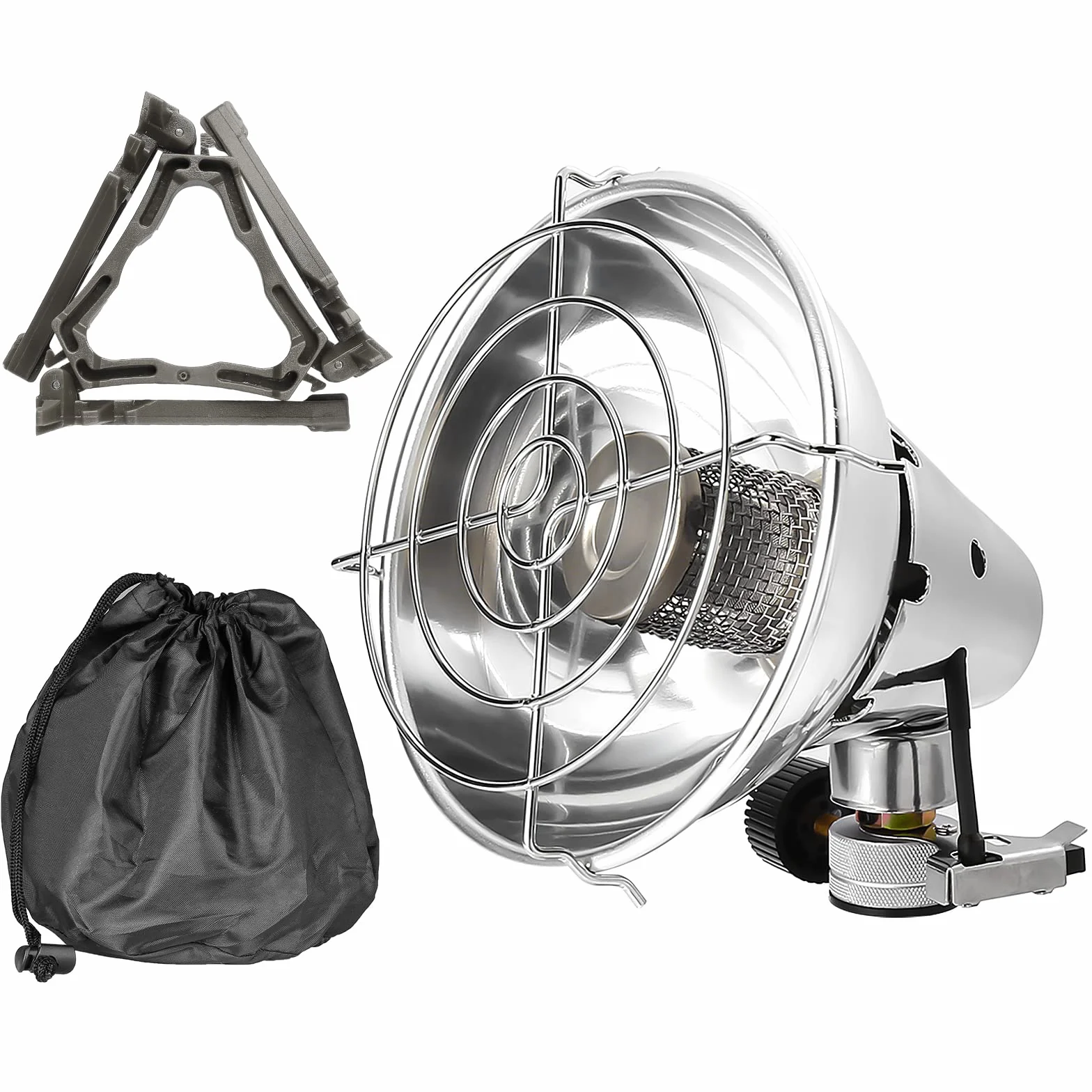 Mini Chauffage de gaz portable pour camping tente extérieur convection pêche randonnée hivernale