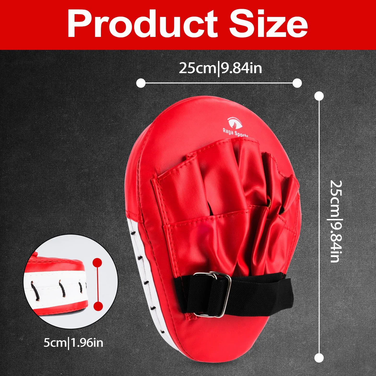 Pattes d'ours Taekwondo, Patte d'ours Boxe Paos Boxe Sports de Combat Bouclier Courbe Pads pour Kickboxing, Muay Thai, Karaté, Taekwondo, Martial Art