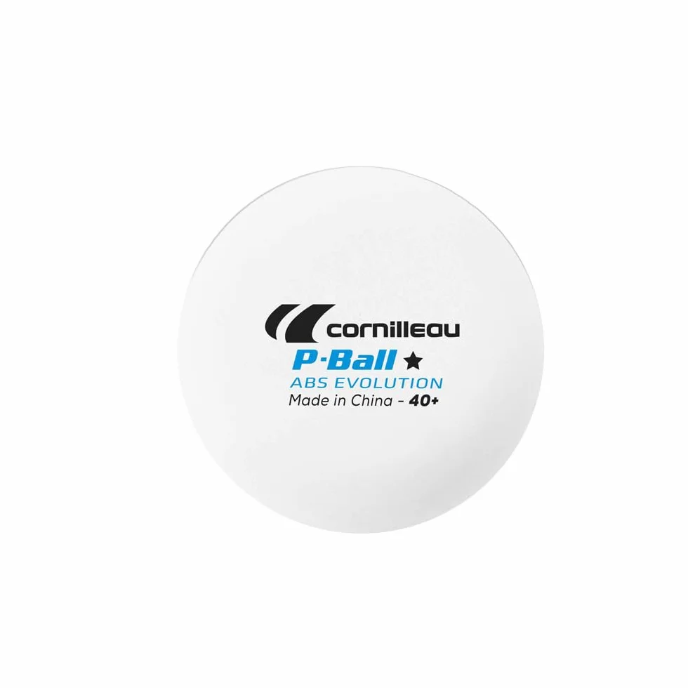 Cornilleau - P-Ball ABS Evolution 1 X6 340050 Blanc Taille Unique