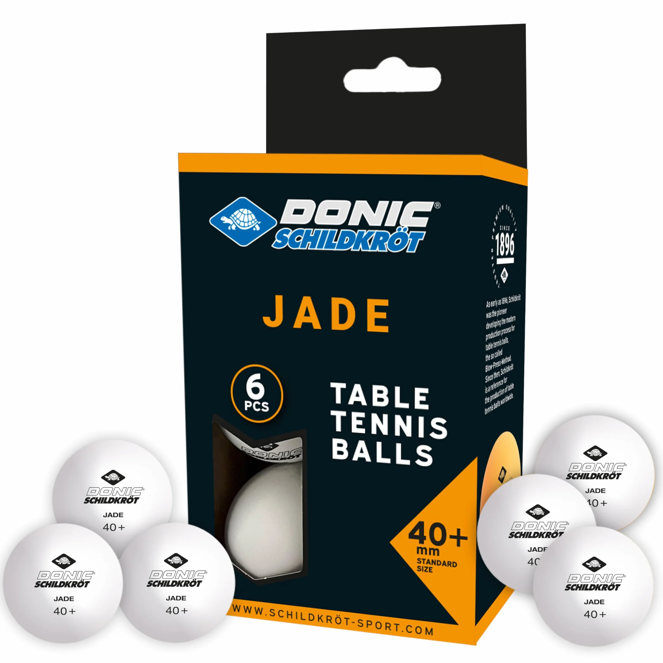 Donic-Schildkröt Balles de Tennis de Table Jade