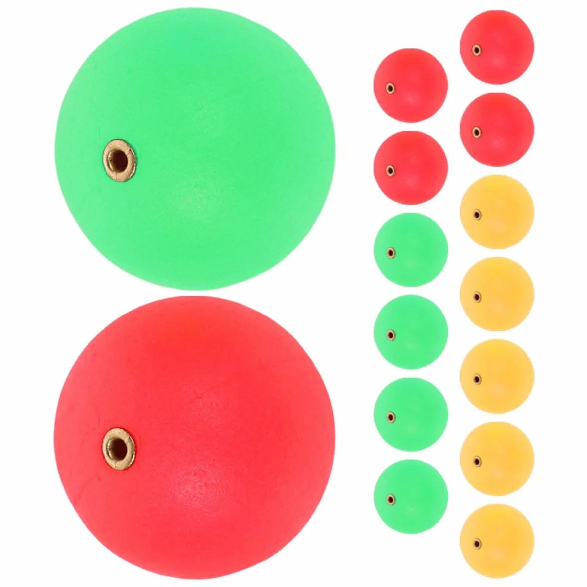GALPADA Boules de Flottants Pêche Mousse 15pcs Pêche Dérive Flottante