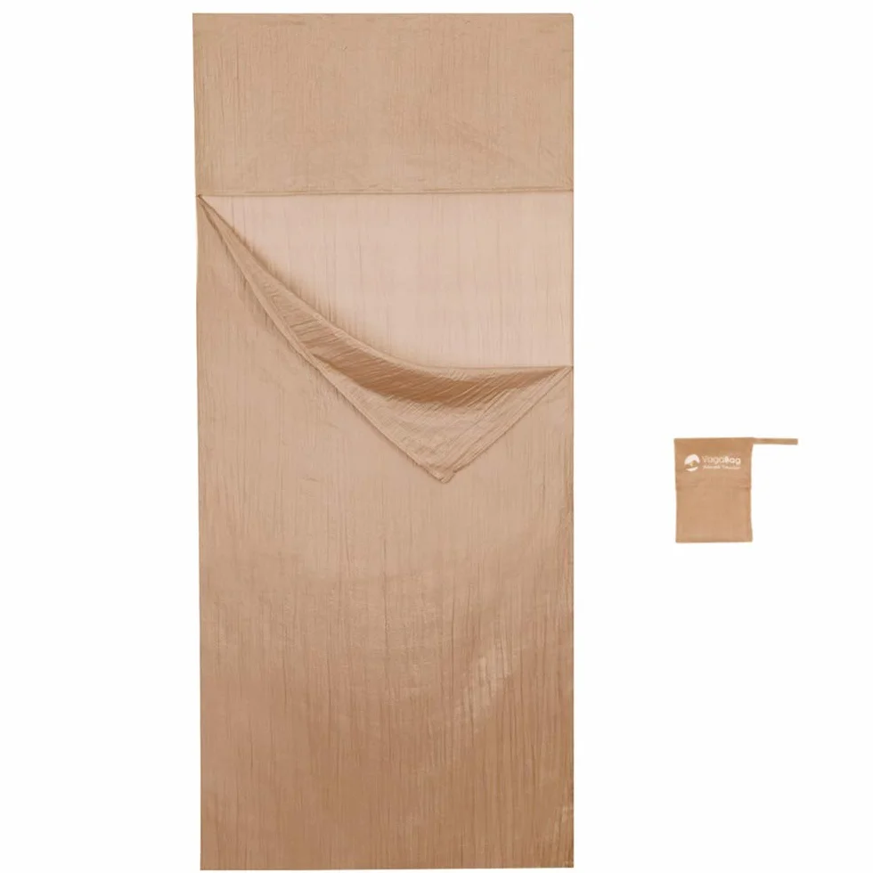 Drap de Sac de Couchage en Soie Naturelle, Sac à Viande rectangulaire, Drap de Voyage 85x220 cm à Utiliser Seul ou dans Votre Sac de Couchage
