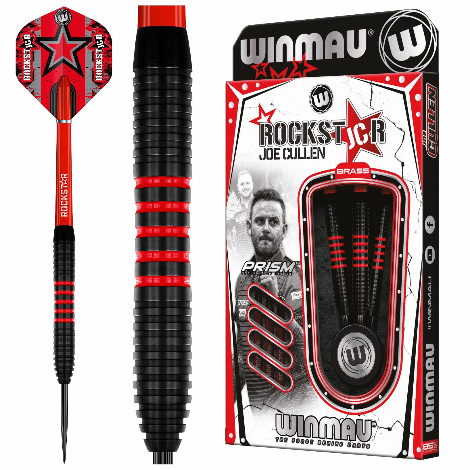 WINMAU Joe Cullen Brass - Fléchettes Pointe Acier