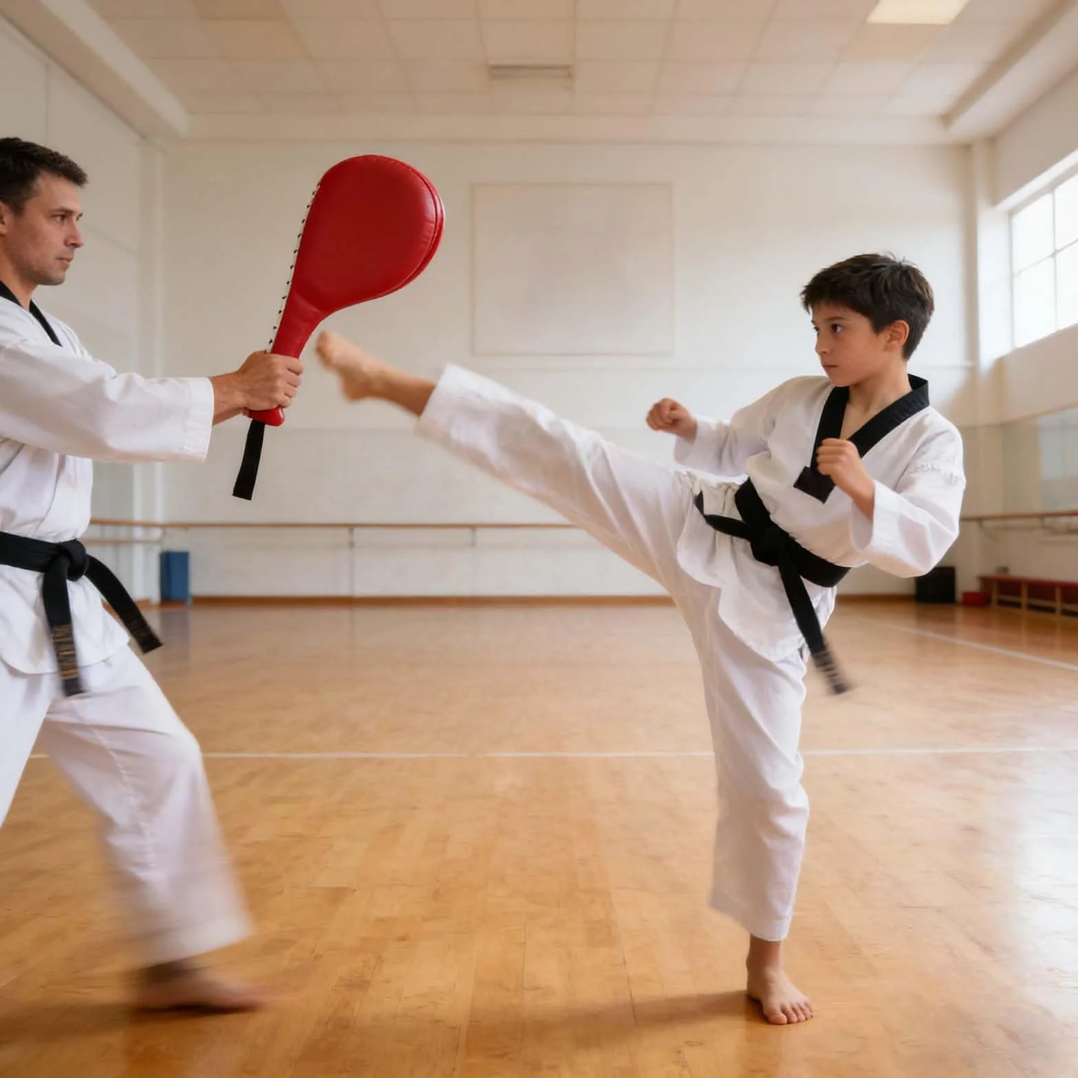 2 pièces Tapis de Boxe en Cuir, cibles de Tapis de Frappe durables, Tapis d'entraînement de Kickboxing, Tapis de Frappe Double, Tapis de Cible de Taekwondo, pour l'entraînement de Kickboxing