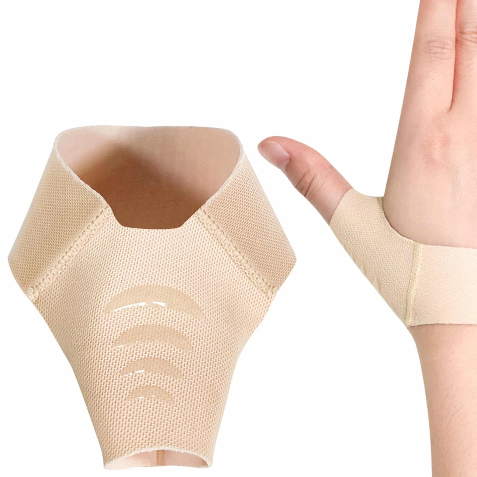 Pouce Poignet Couche Élastique Soutien - Orthèse Souple pour Homme et Femme