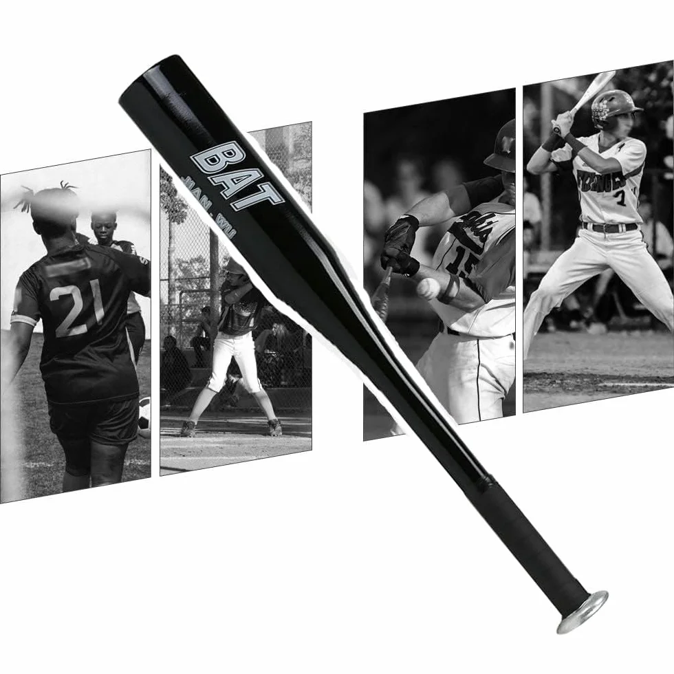 Batte de Baseball 34 Pouces, en Alliage d'aluminium, Manche en métal étanche avec poignée antidérapante, légère pour l'entraînement en extérieur