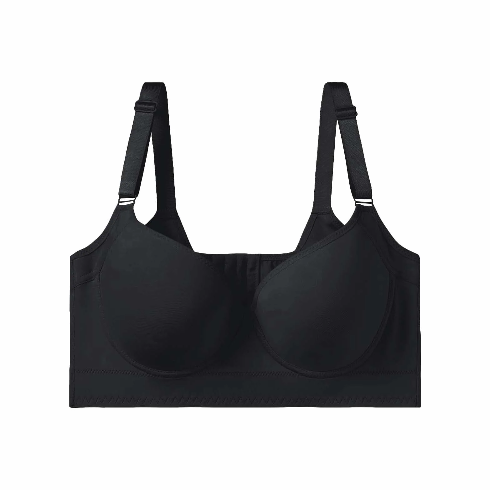 Soutien-Gorge Sexy Brillant de Grande Taille avec Ajustement Anti-affaissement sur Le côté de la Poitrine pour Femme Débardeur Chat