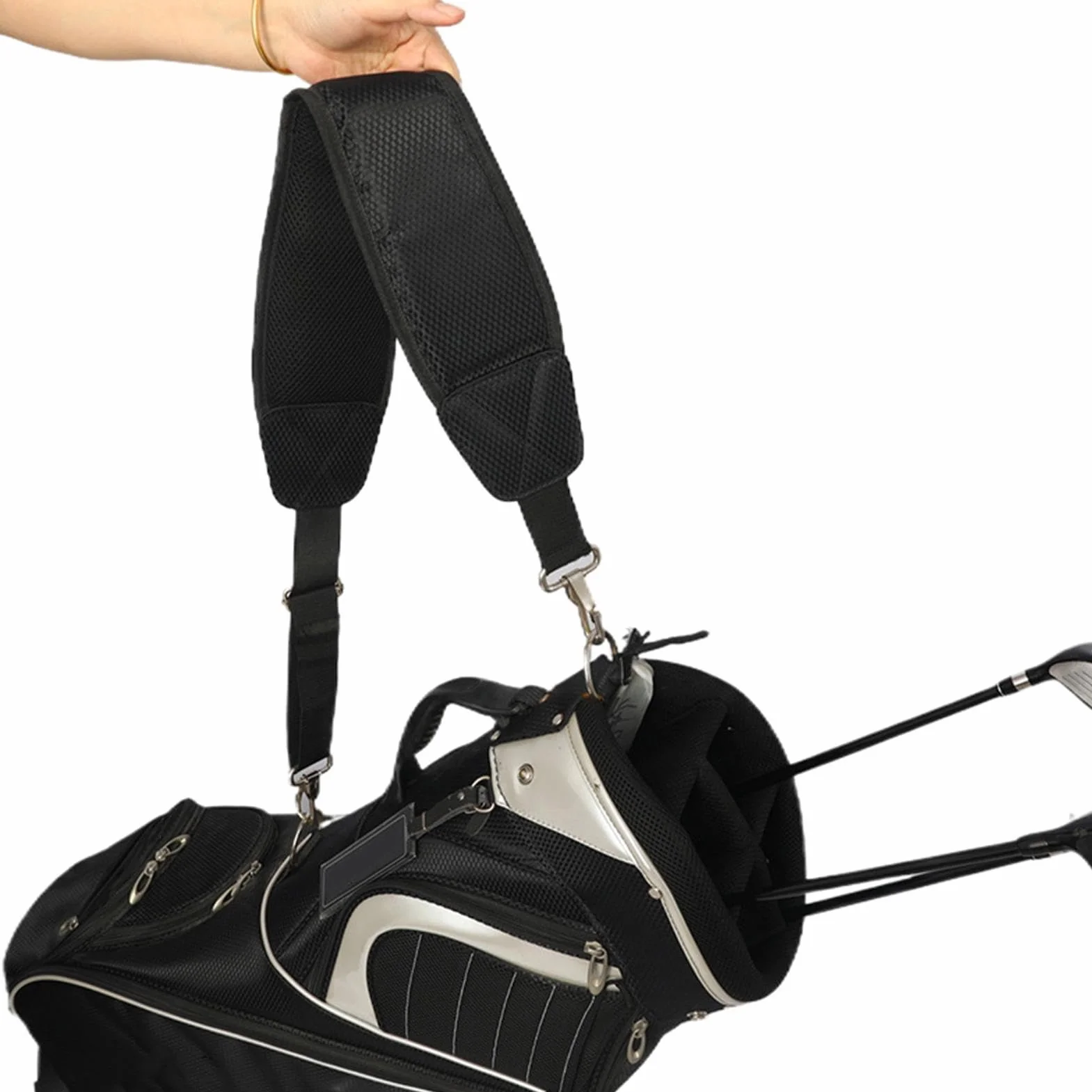 Bandoulière de rechange pour sac de golf, sangle antidérapante rembourrée réglable
