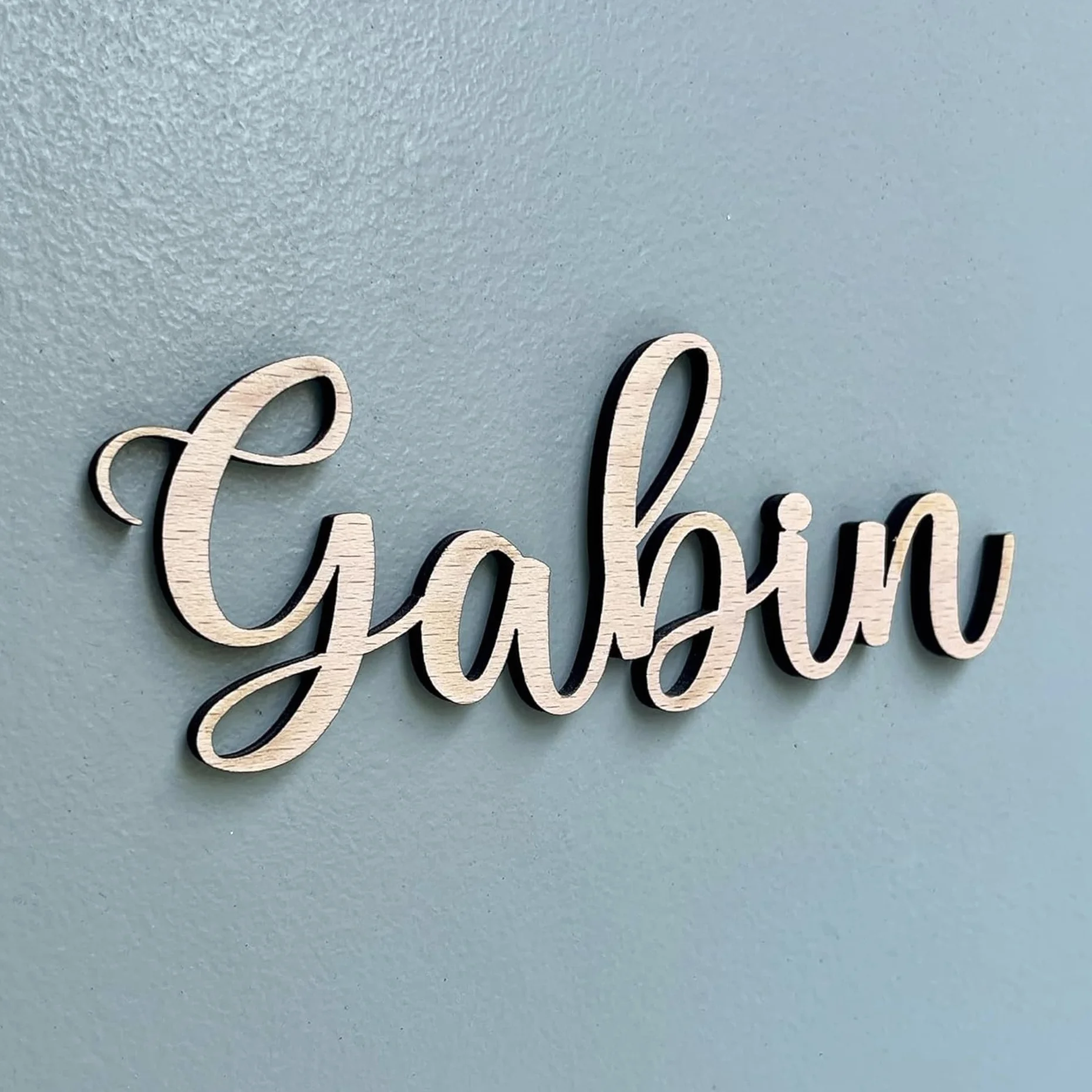 Décoration murale en bois personnalisé pour chambre bébé enfant