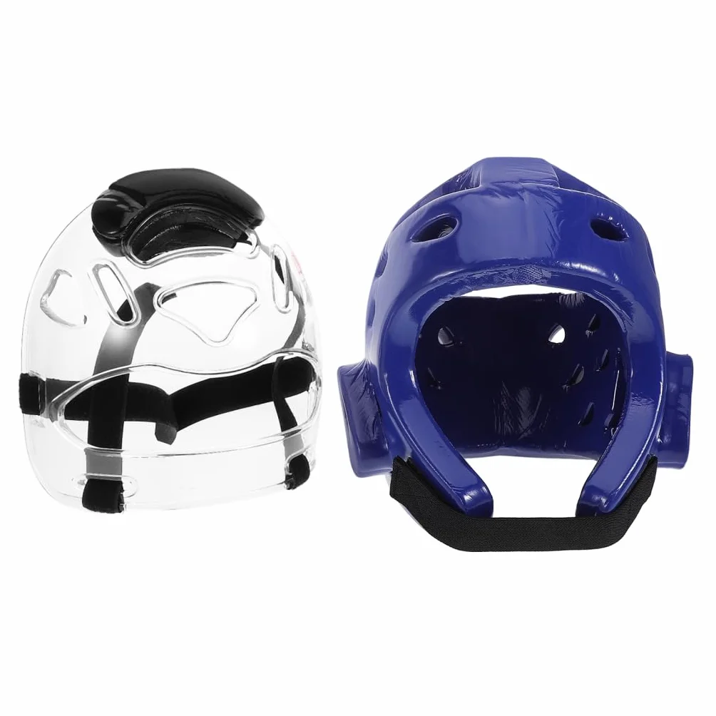 Casque avec Protection Complète du Visage pour Garçon et Filles Taekwondo Équipement de Combat Taekwondo et Ventilation Respirante pour Compétition et Arts Martiaux