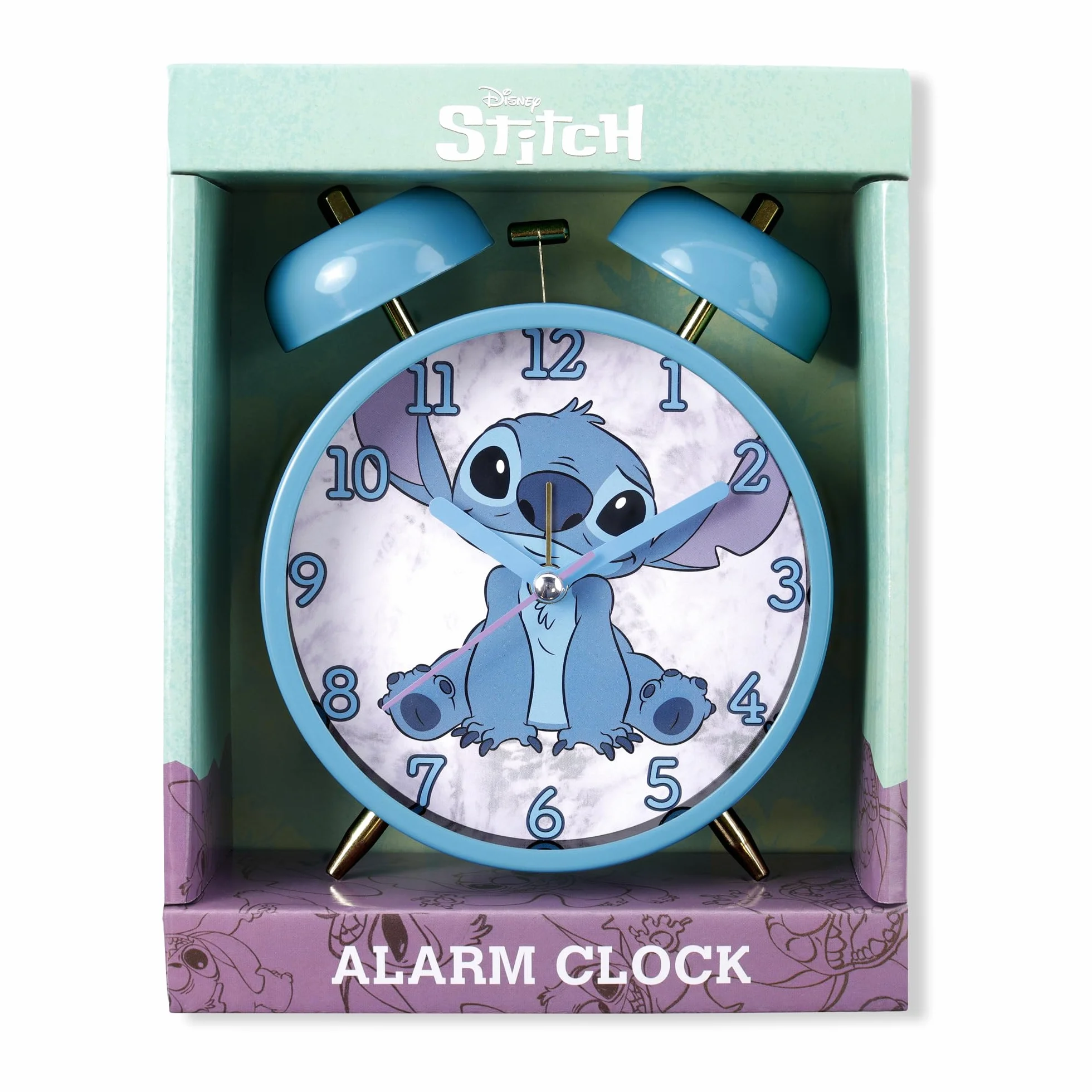 Disney Stitch Réveil de Table Double Sonnerie Enfants