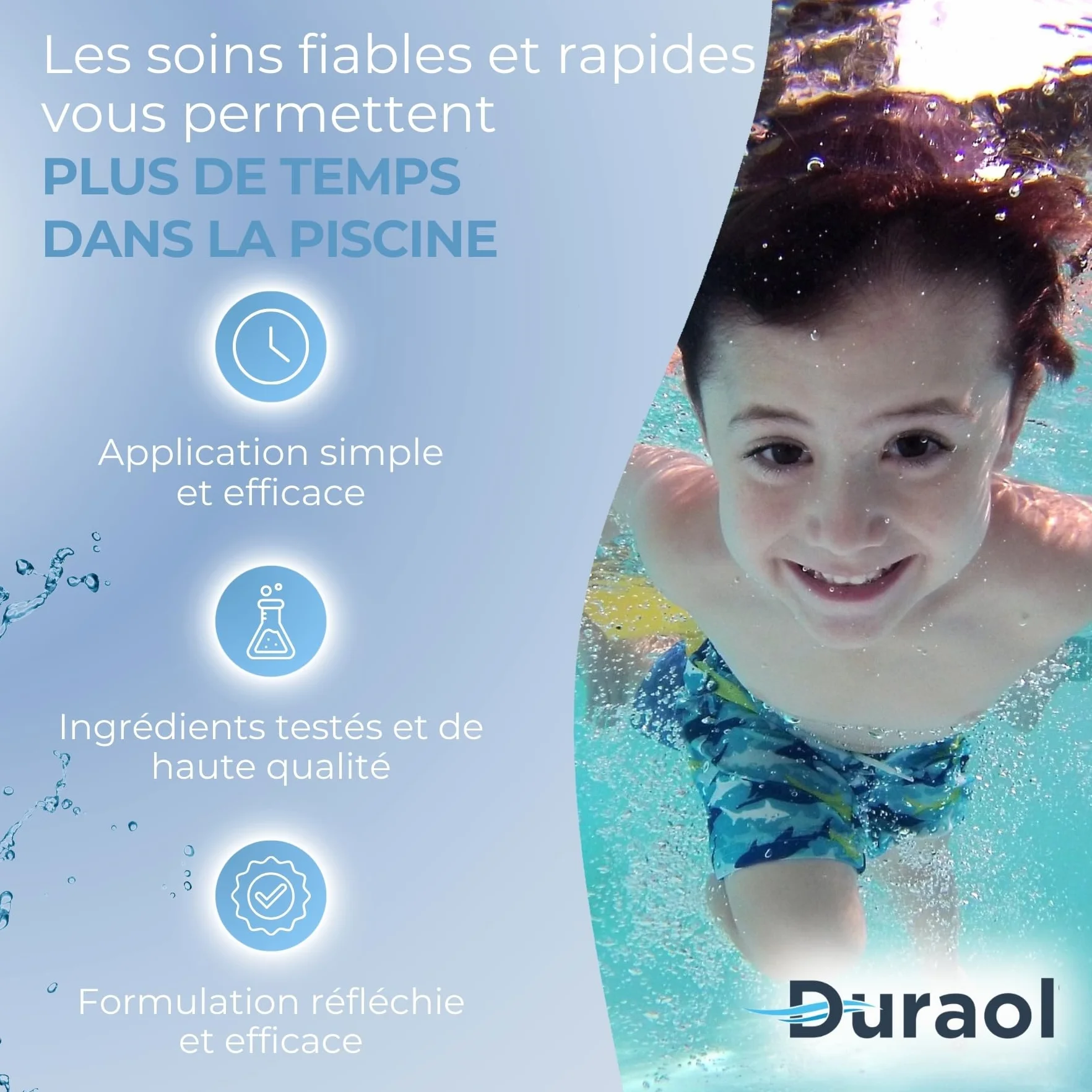 Buse de refoulement sans Grille Anthracite pour Piscine avec Liner, Bassin en Béton ou Polyester
