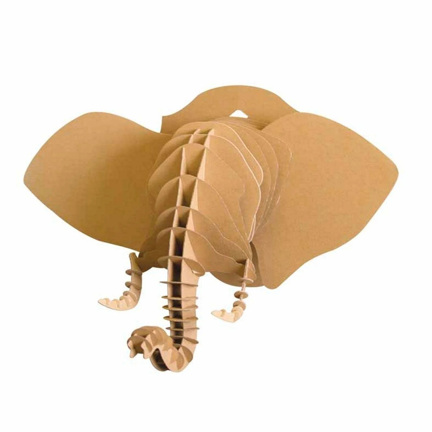 Déco 3D en carton Éléphant