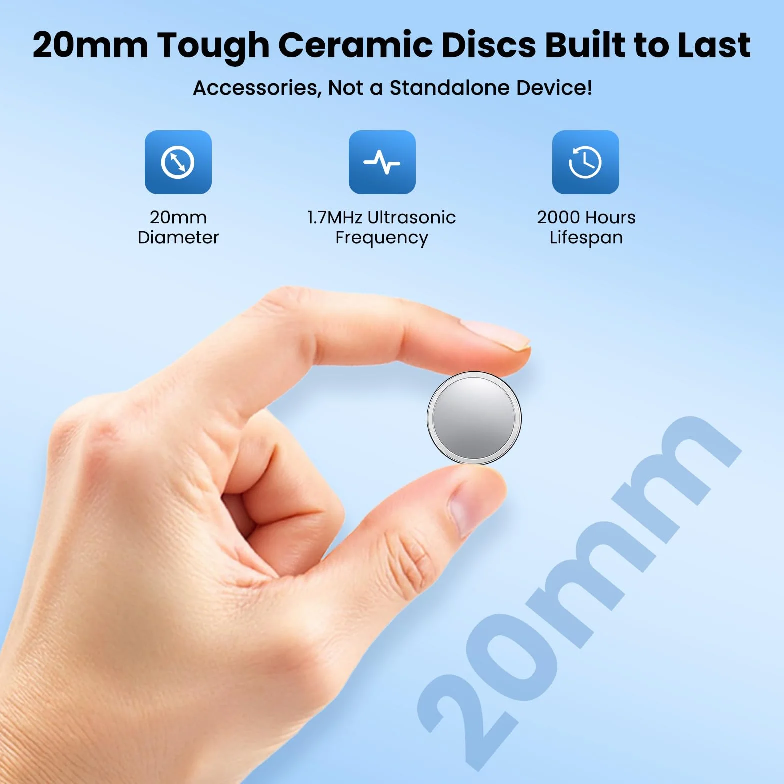 Mxmoonant 10 pièces disques transducteurs 20mm brumisateur à ultrasons Protection en Caoutchouc