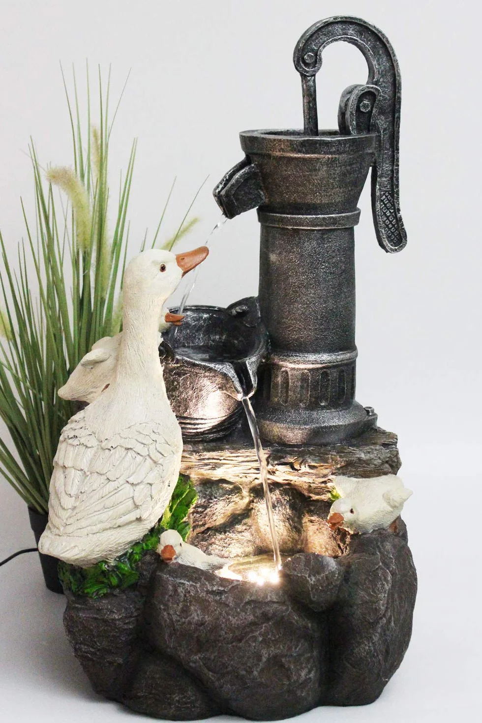 Fontaine de Jardin BK821 avec éclairage LED 58,5 cm